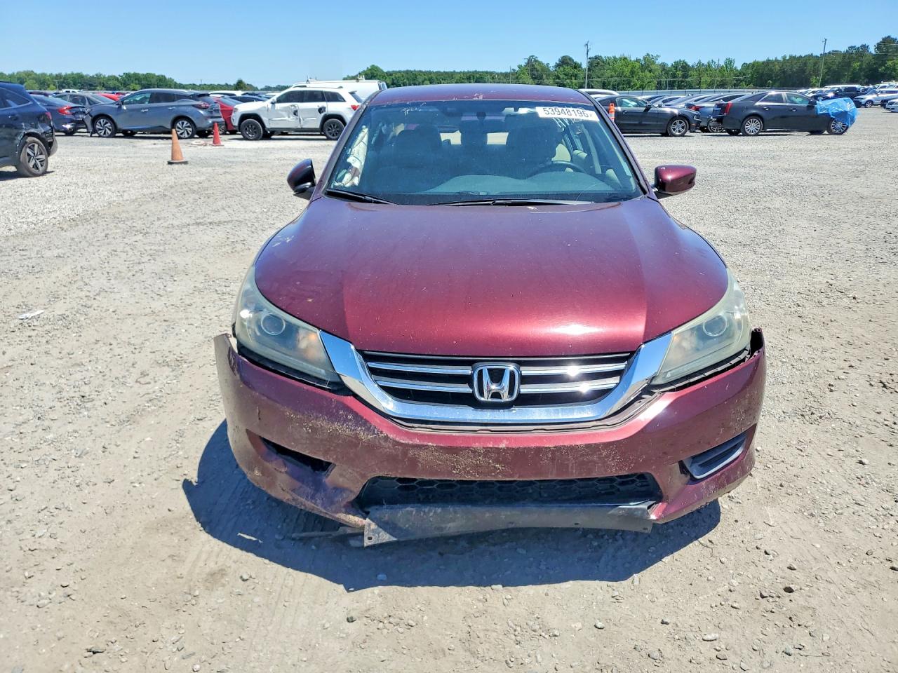 2015 Honda Accord Lx Burgundy vin: 1HGCR2F38FA270405