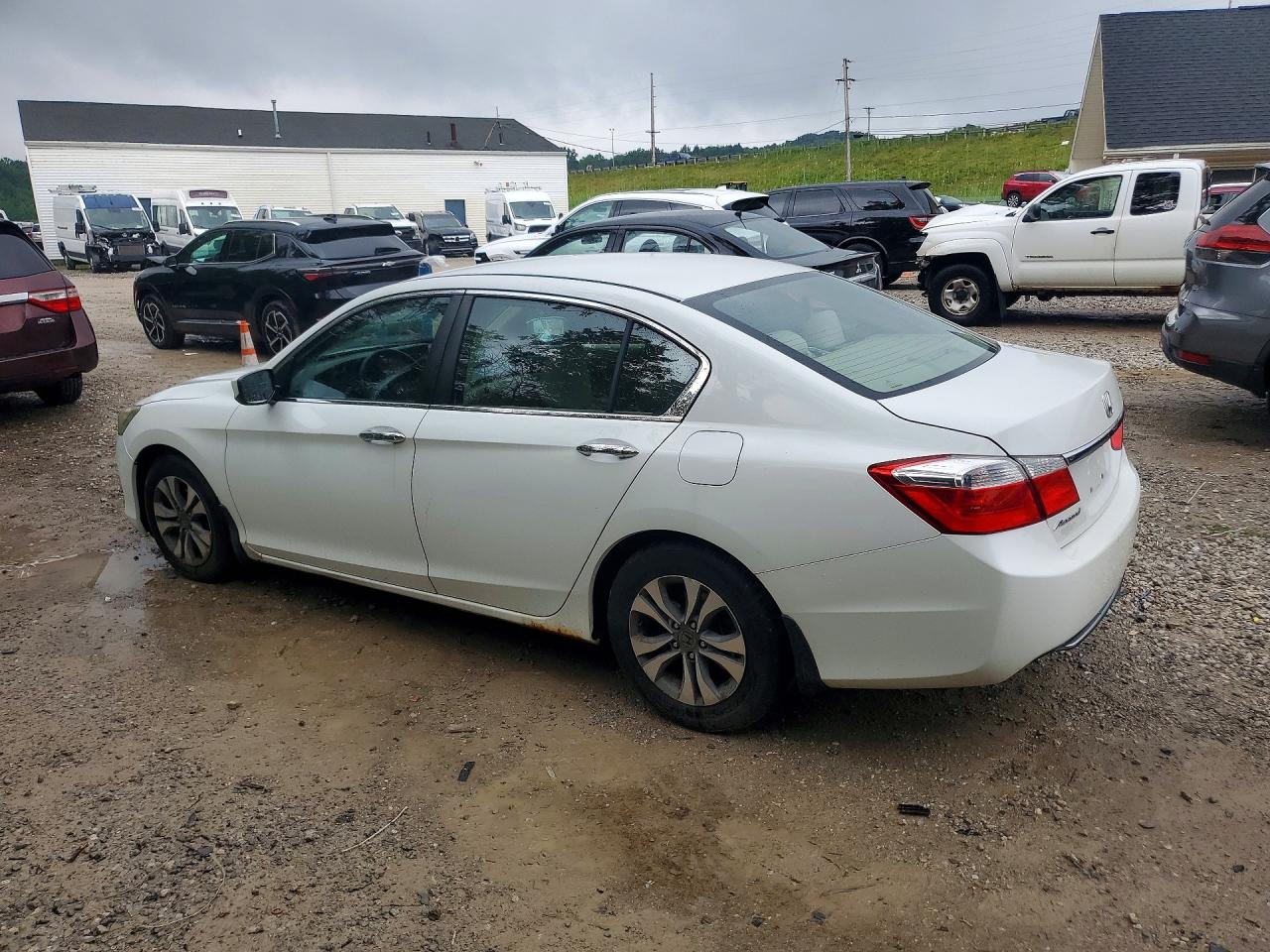 2015 Honda Accord Lx White vin: 1HGCR2F38FA271716