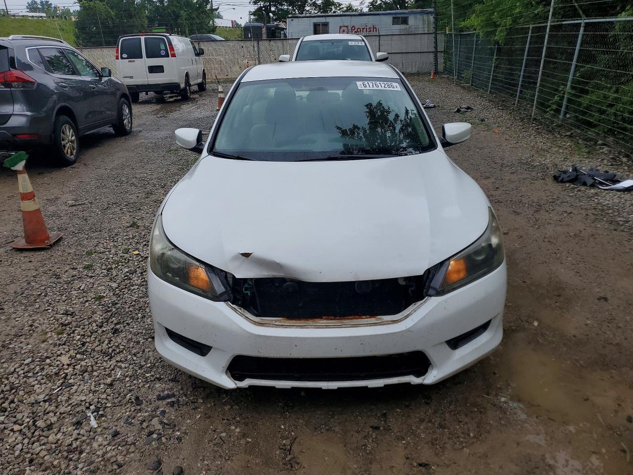 2015 Honda Accord Lx White vin: 1HGCR2F38FA271716