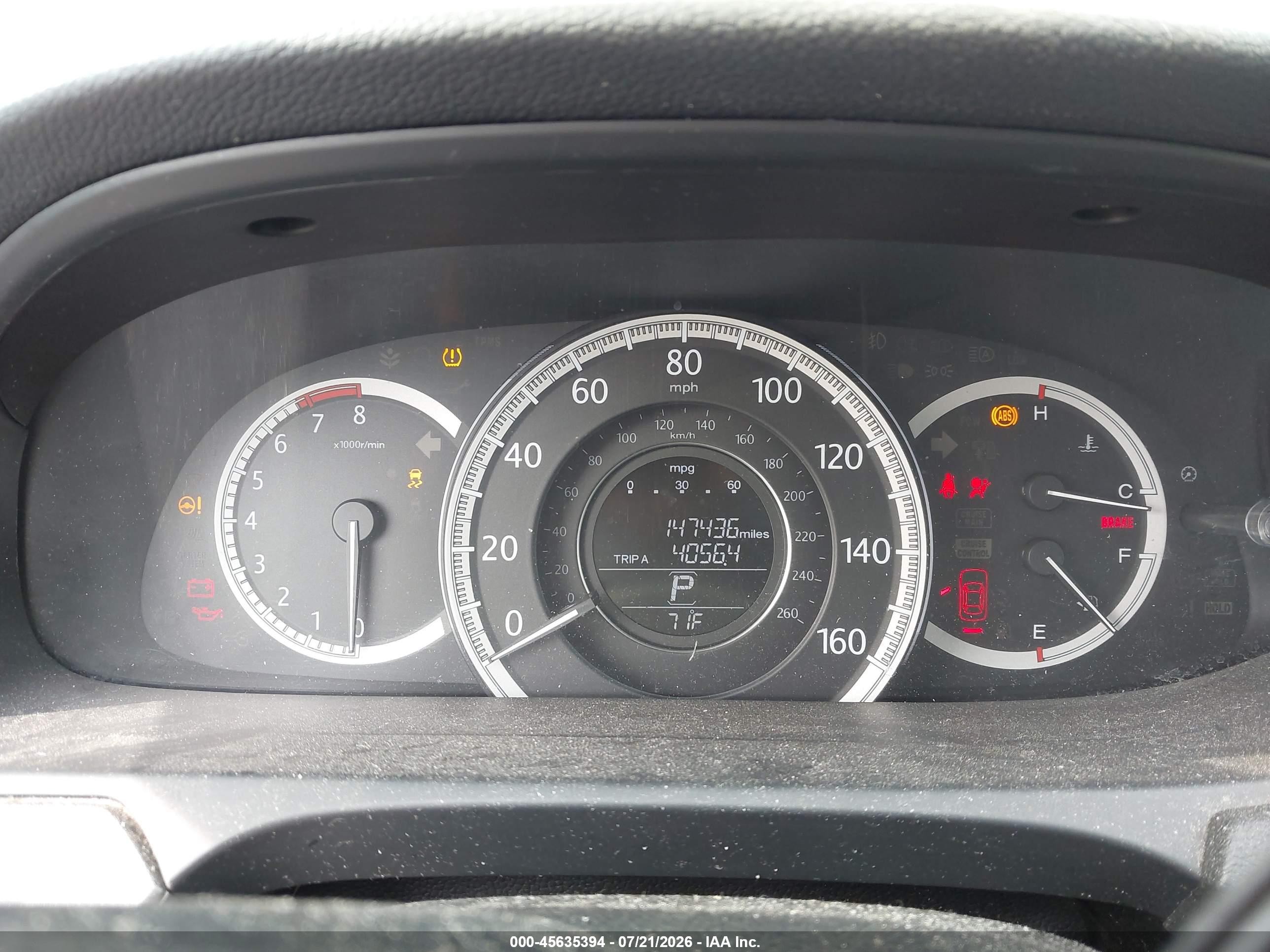 2015 Honda Accord Lx Gray vin: 1HGCR2F38FA274938