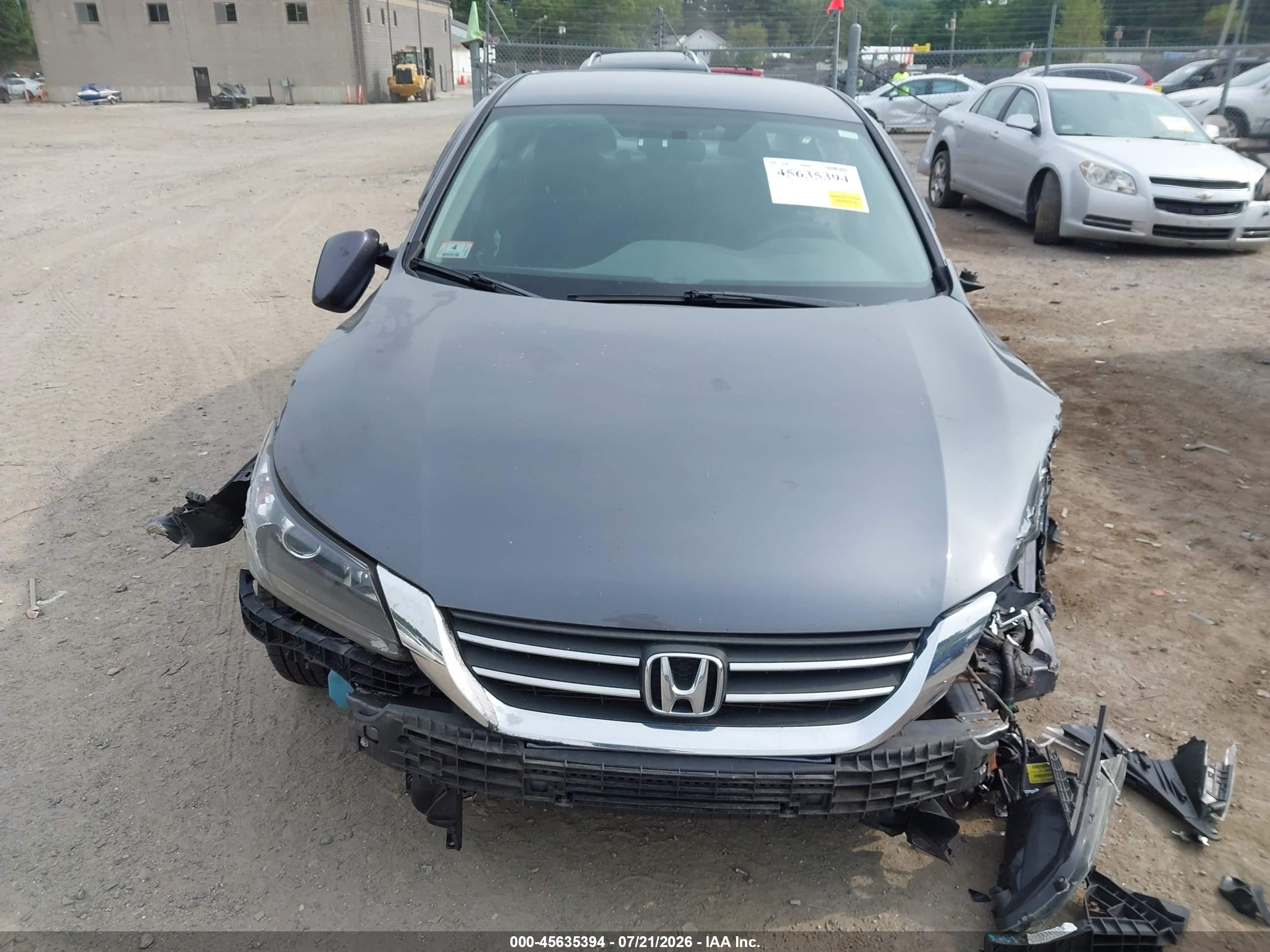 2015 Honda Accord Lx Gray vin: 1HGCR2F38FA274938