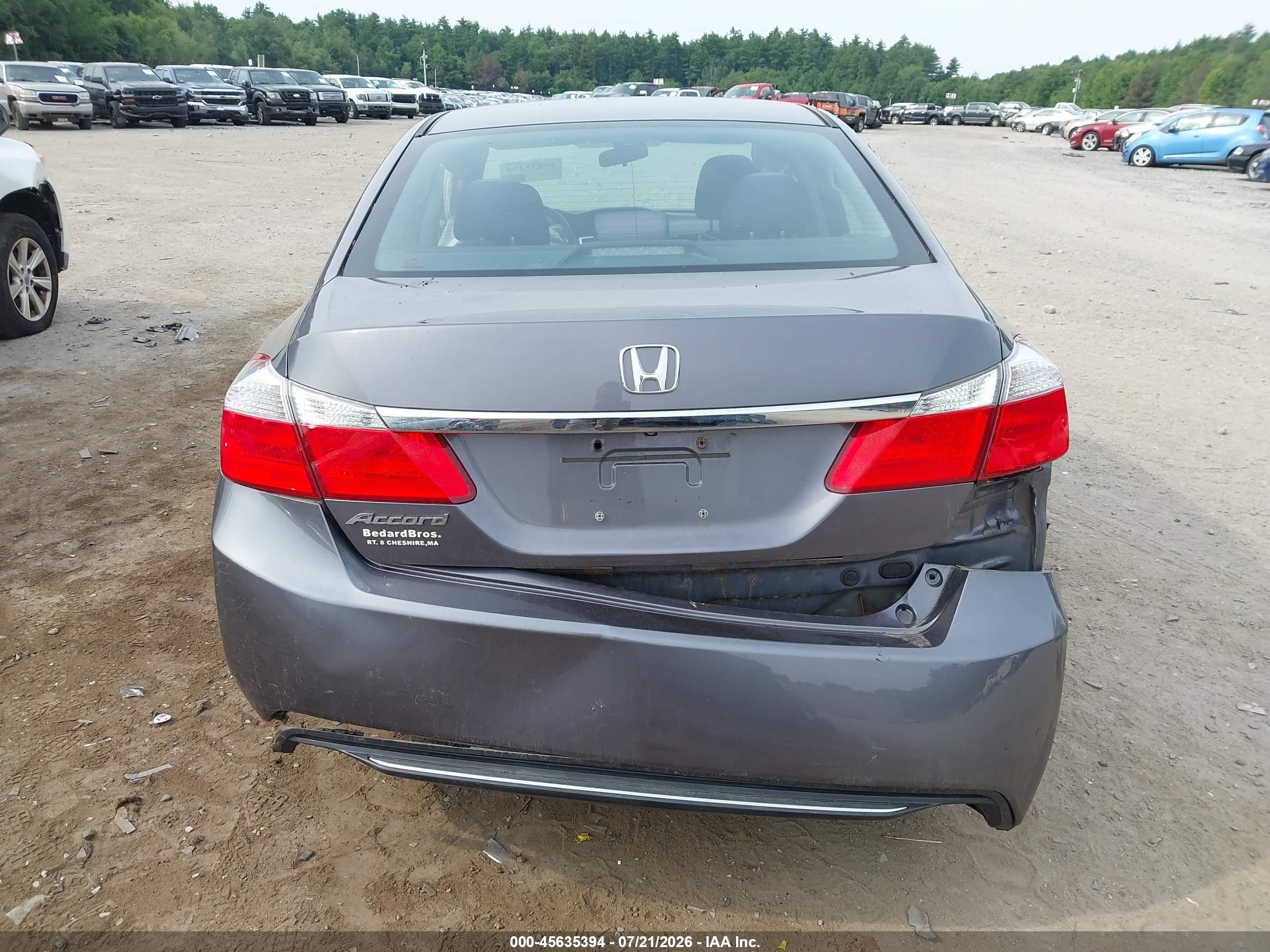 2015 Honda Accord Lx Gray vin: 1HGCR2F38FA274938