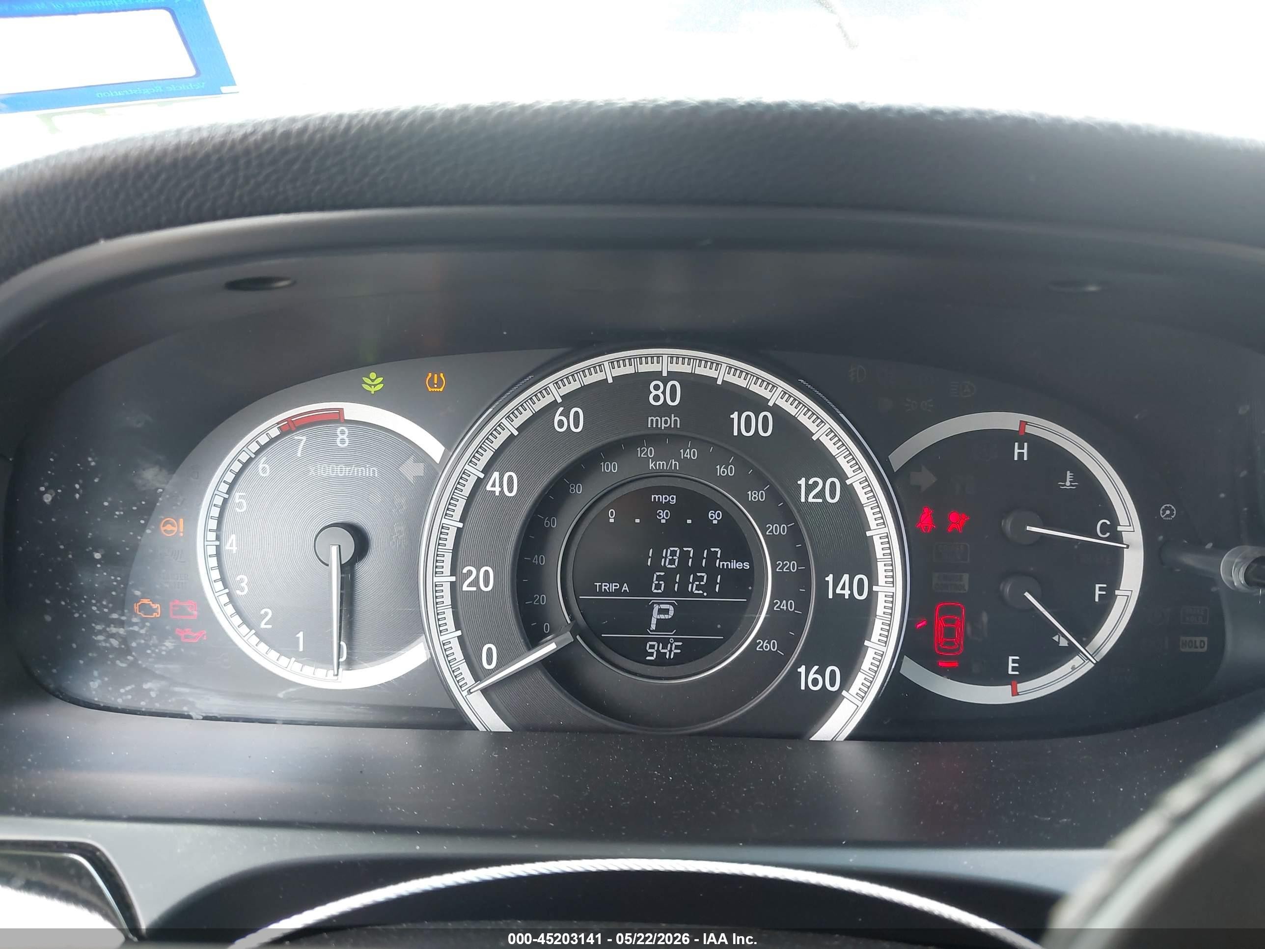 2016 Honda Accord Lx Темно-бордовый vin: 1HGCR2F38GA190958