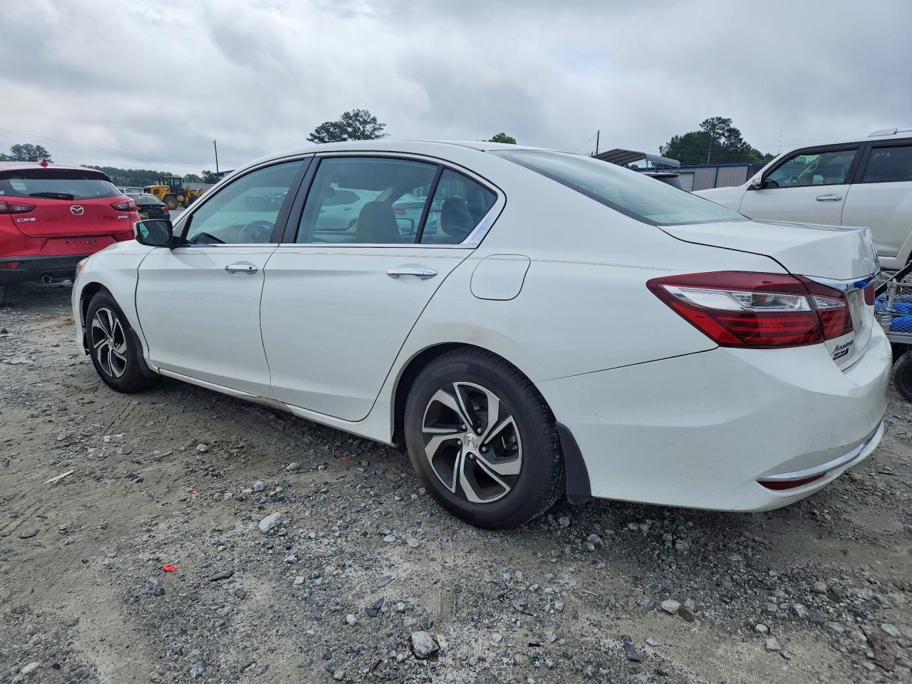 2017 Honda Accord Lx White vin: 1HGCR2F38HA057604