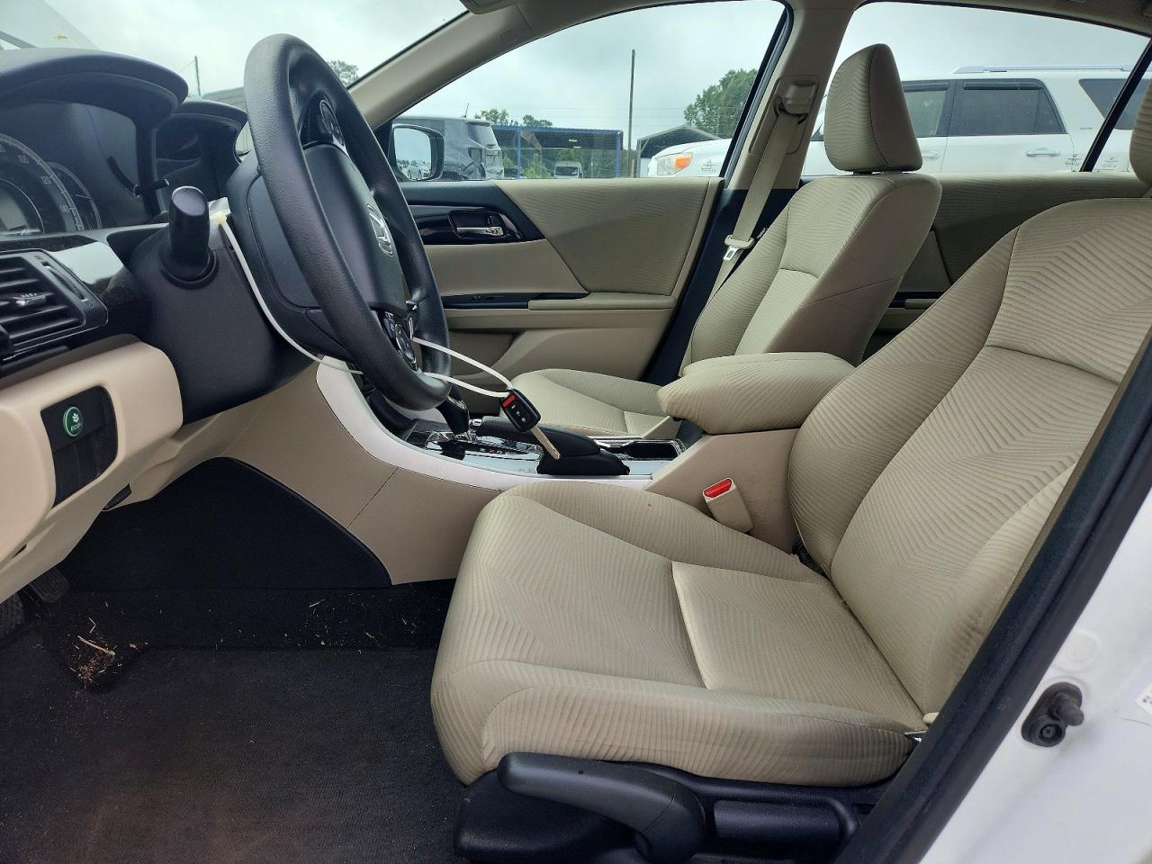 2017 Honda Accord Lx White vin: 1HGCR2F38HA057604
