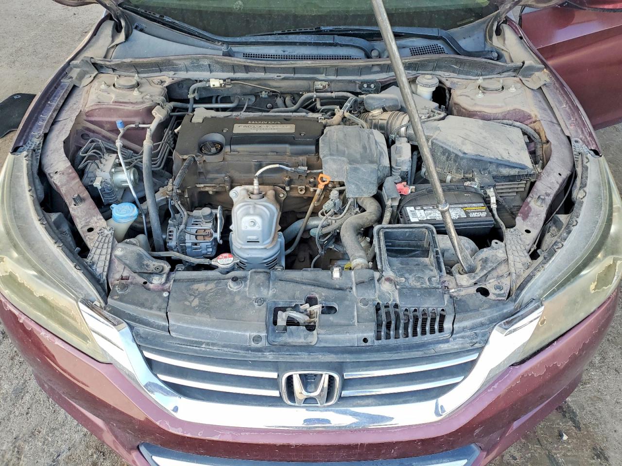 2013 Honda Accord Lx Бордовый vin: 1HGCR2F39DA011810