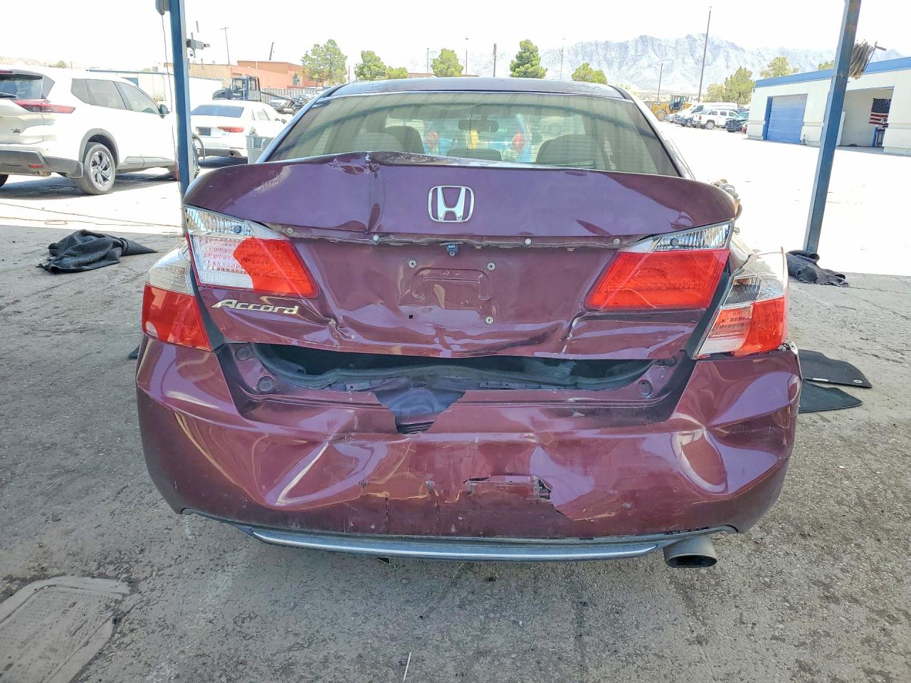 2013 Honda Accord Lx Бордовый vin: 1HGCR2F39DA011810