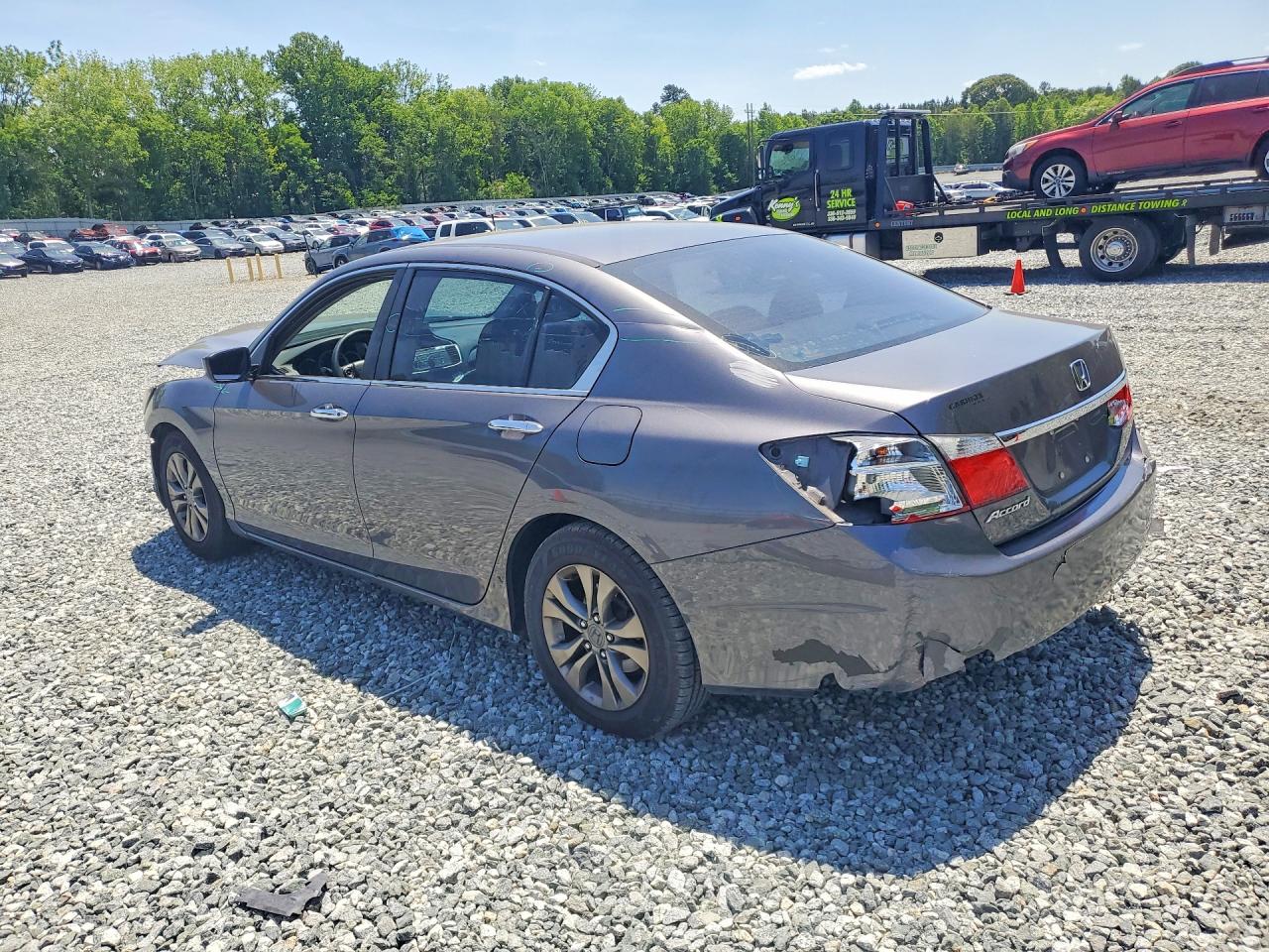 2013 Honda Accord Lx Gray vin: 1HGCR2F39DA014304