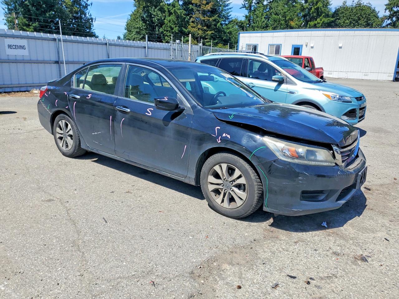 2013 Honda Accord Lx Black vin: 1HGCR2F39DA014724
