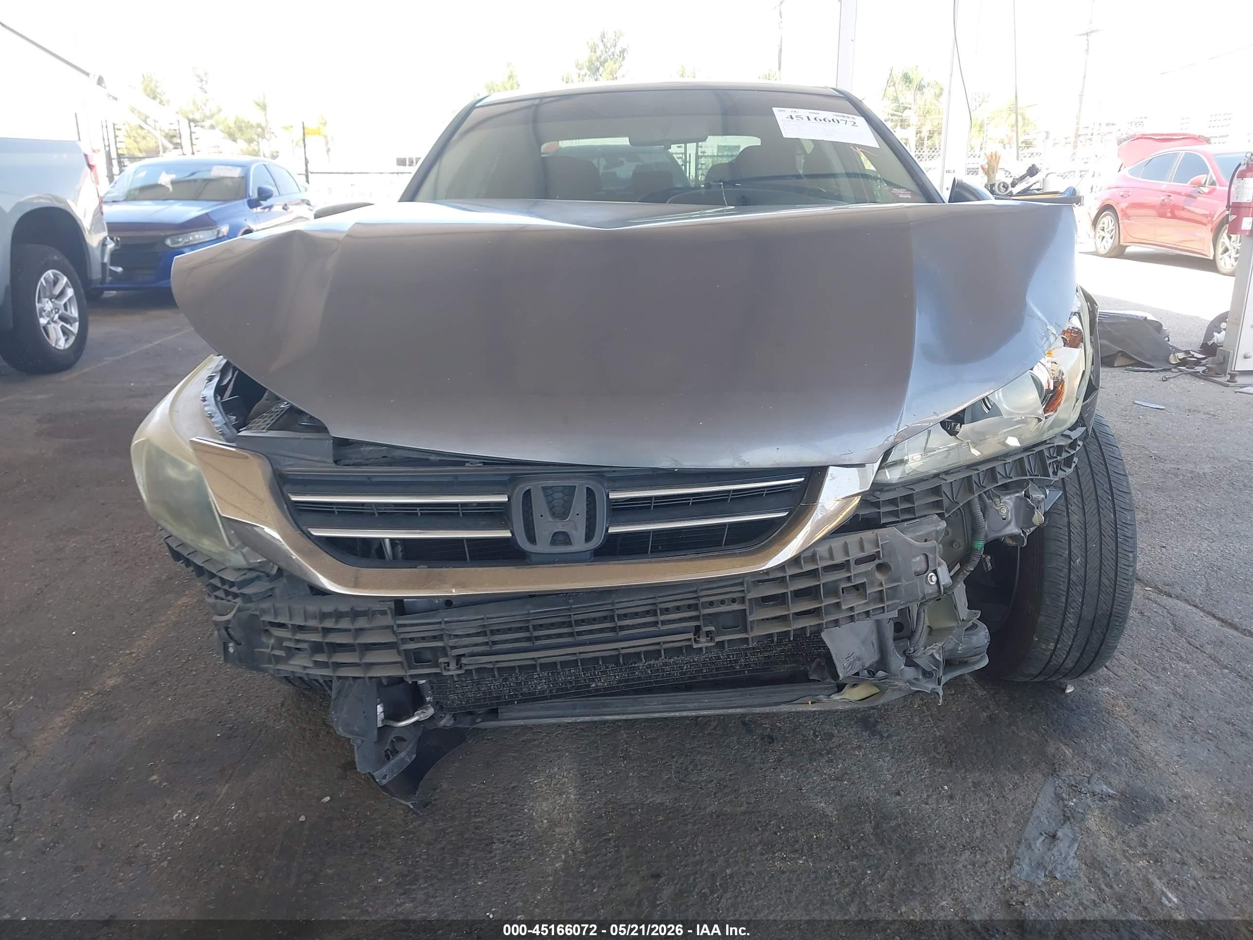 2013 Honda Accord Lx Gray vin: 1HGCR2F39DA019244