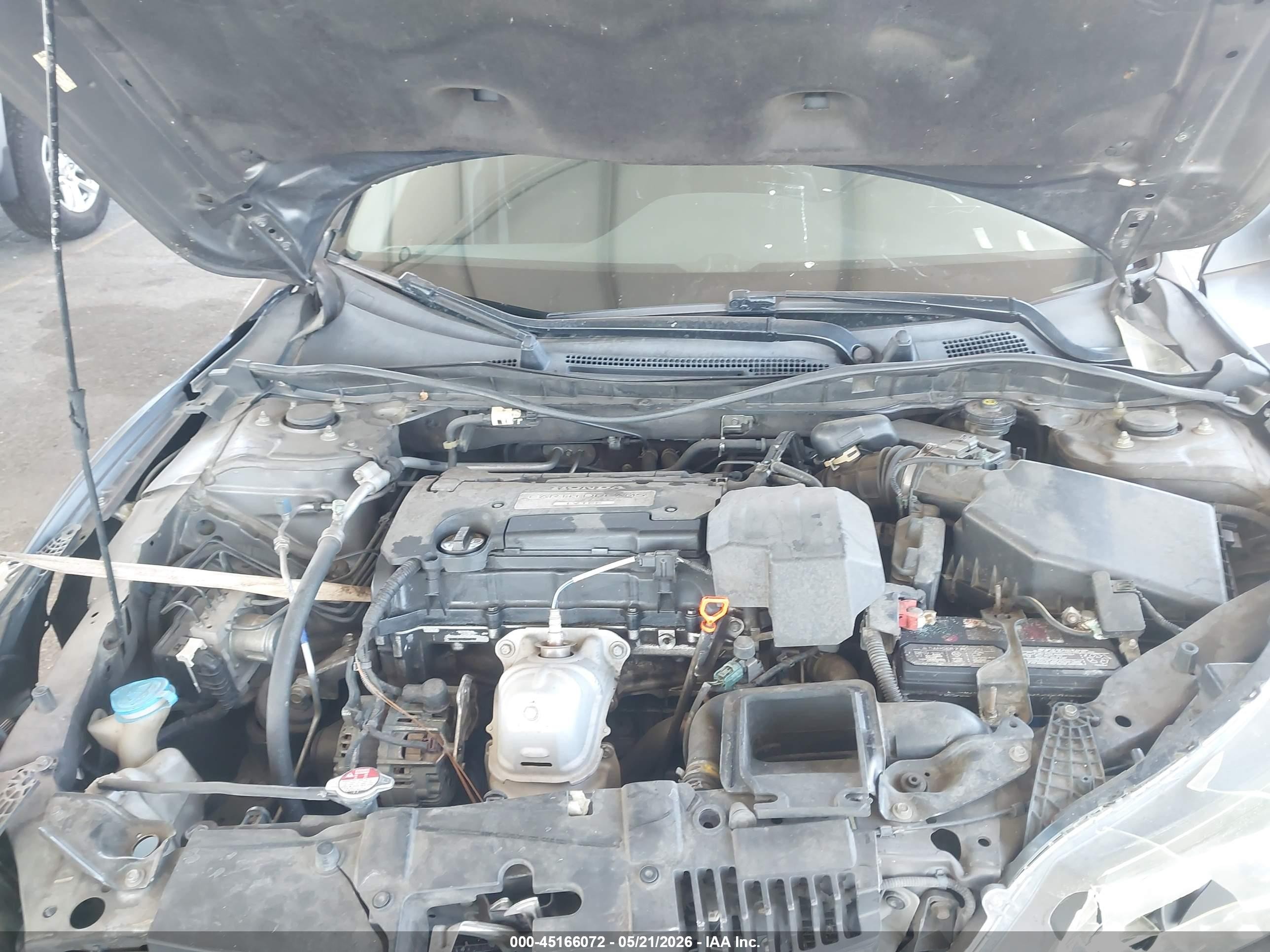 2013 Honda Accord Lx Gray vin: 1HGCR2F39DA019244