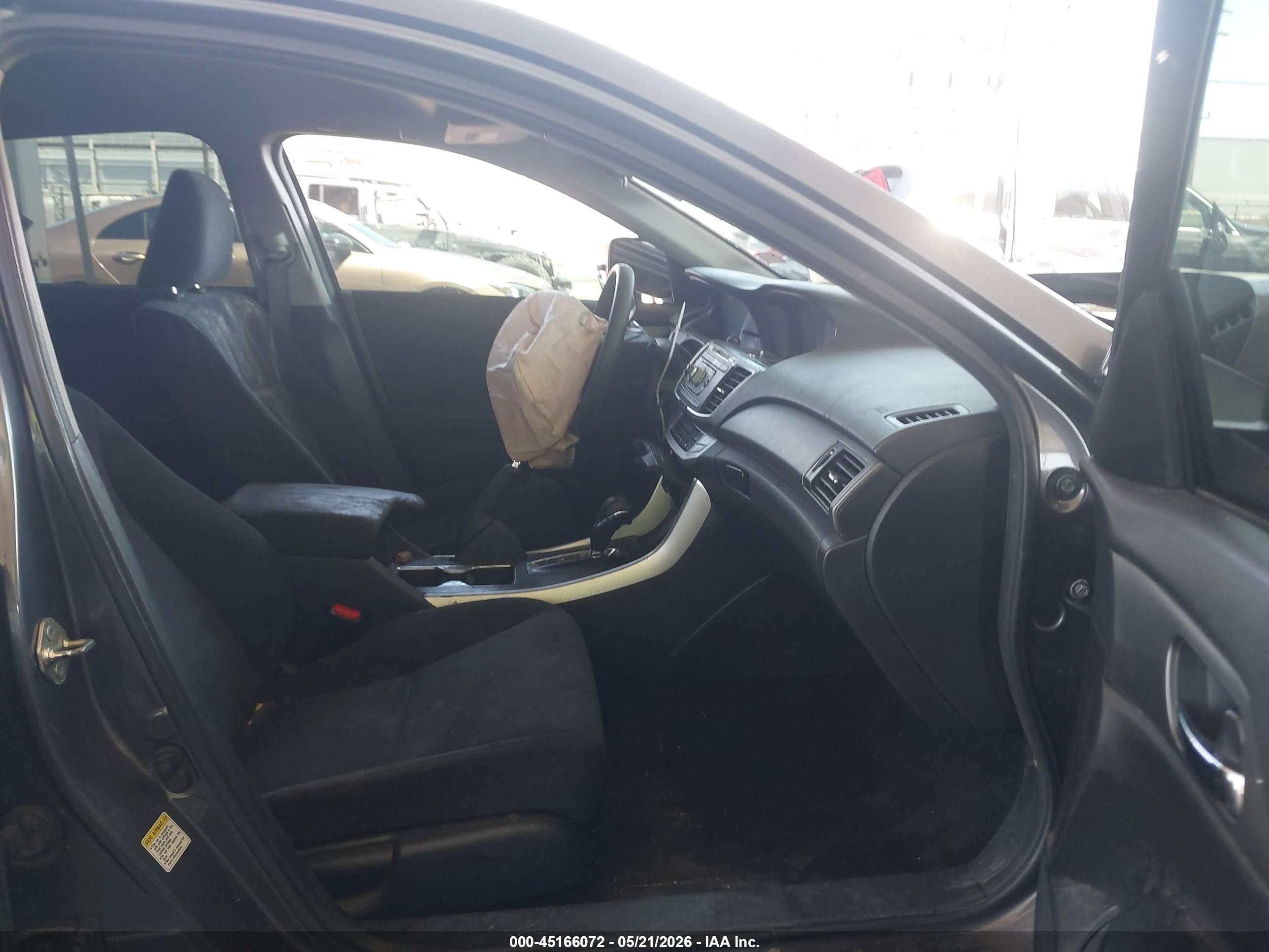 2013 Honda Accord Lx Gray vin: 1HGCR2F39DA019244