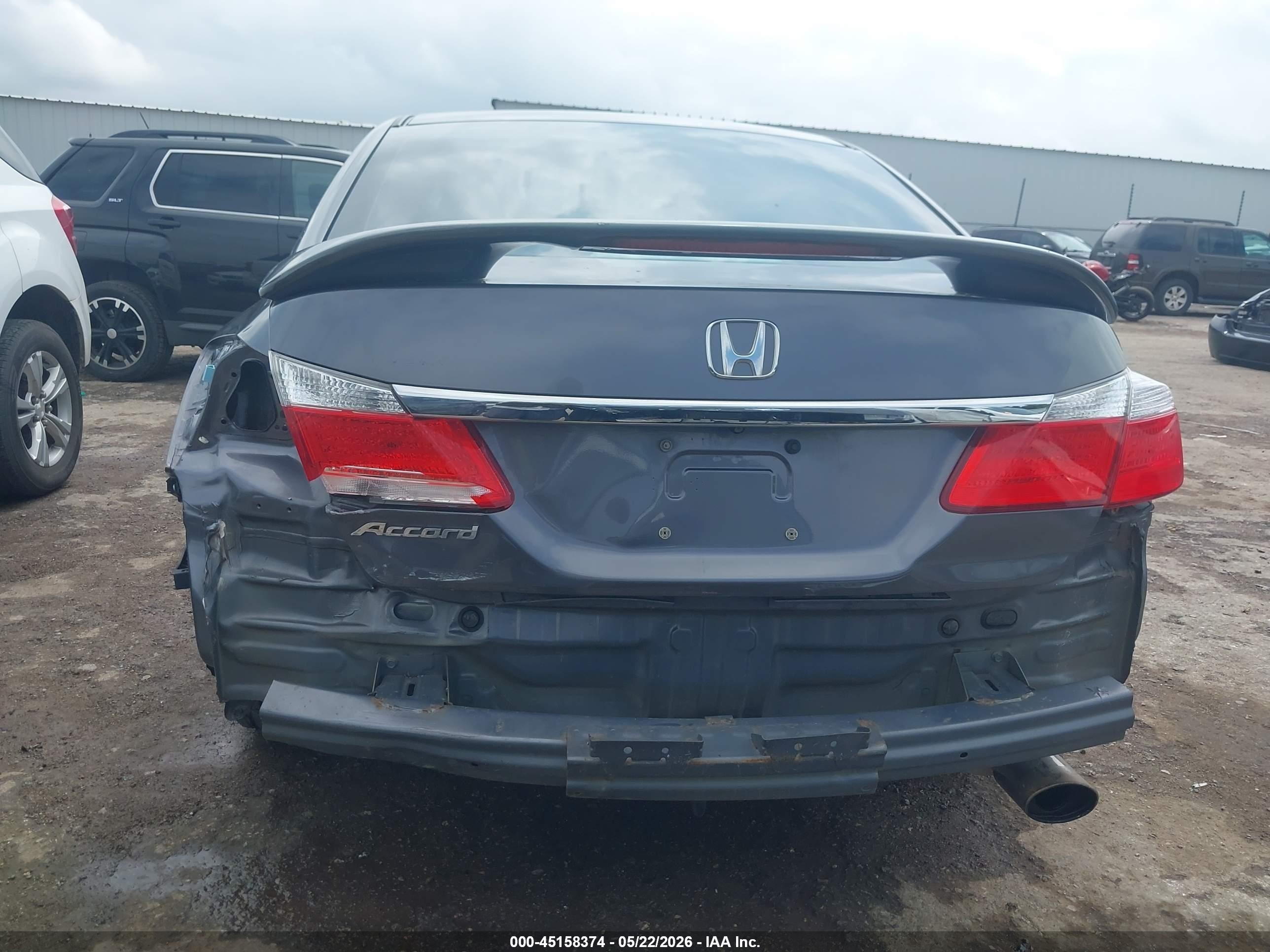 2013 Honda Accord Lx Gray vin: 1HGCR2F39DA029787