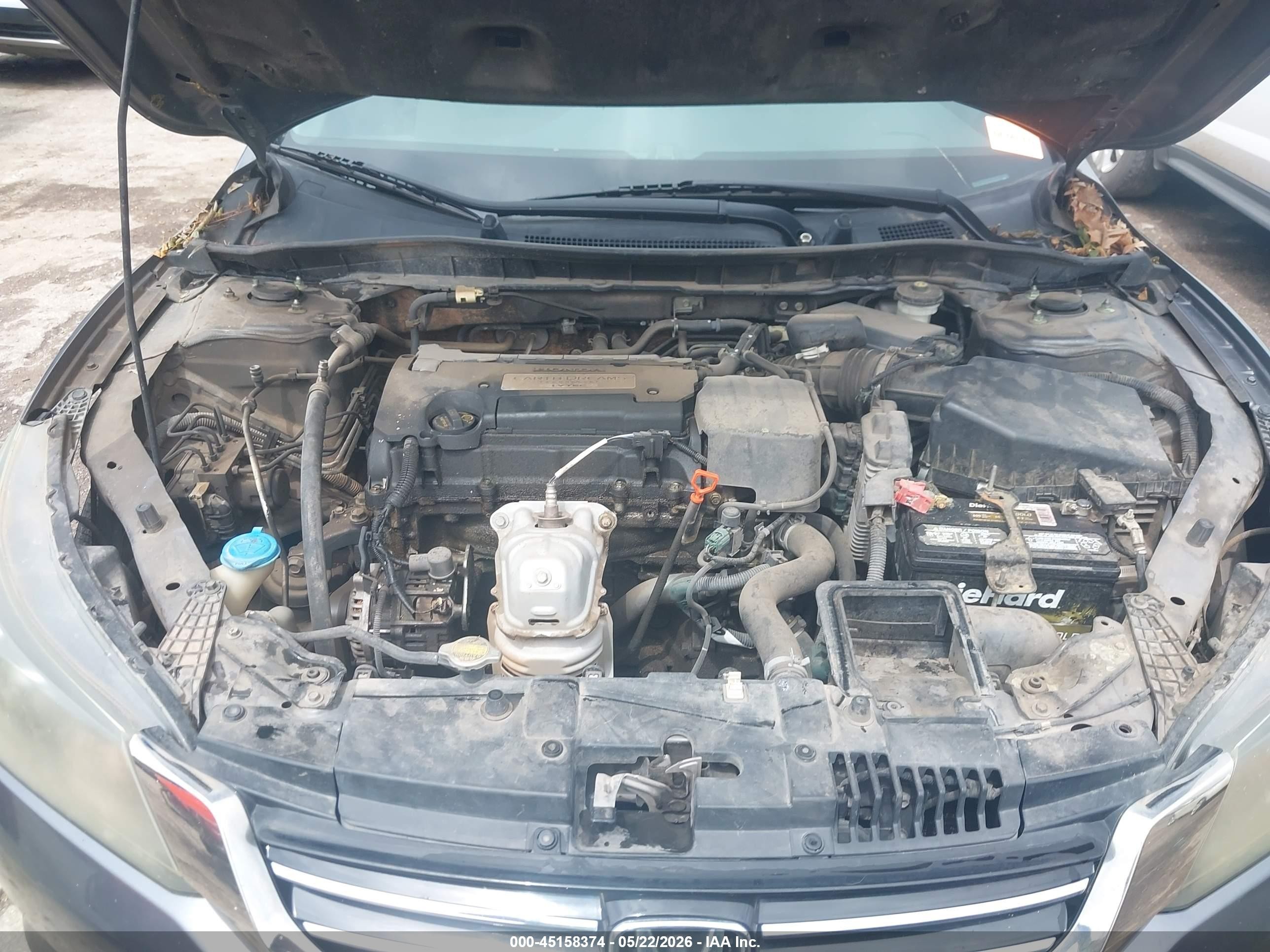 2013 Honda Accord Lx Gray vin: 1HGCR2F39DA029787