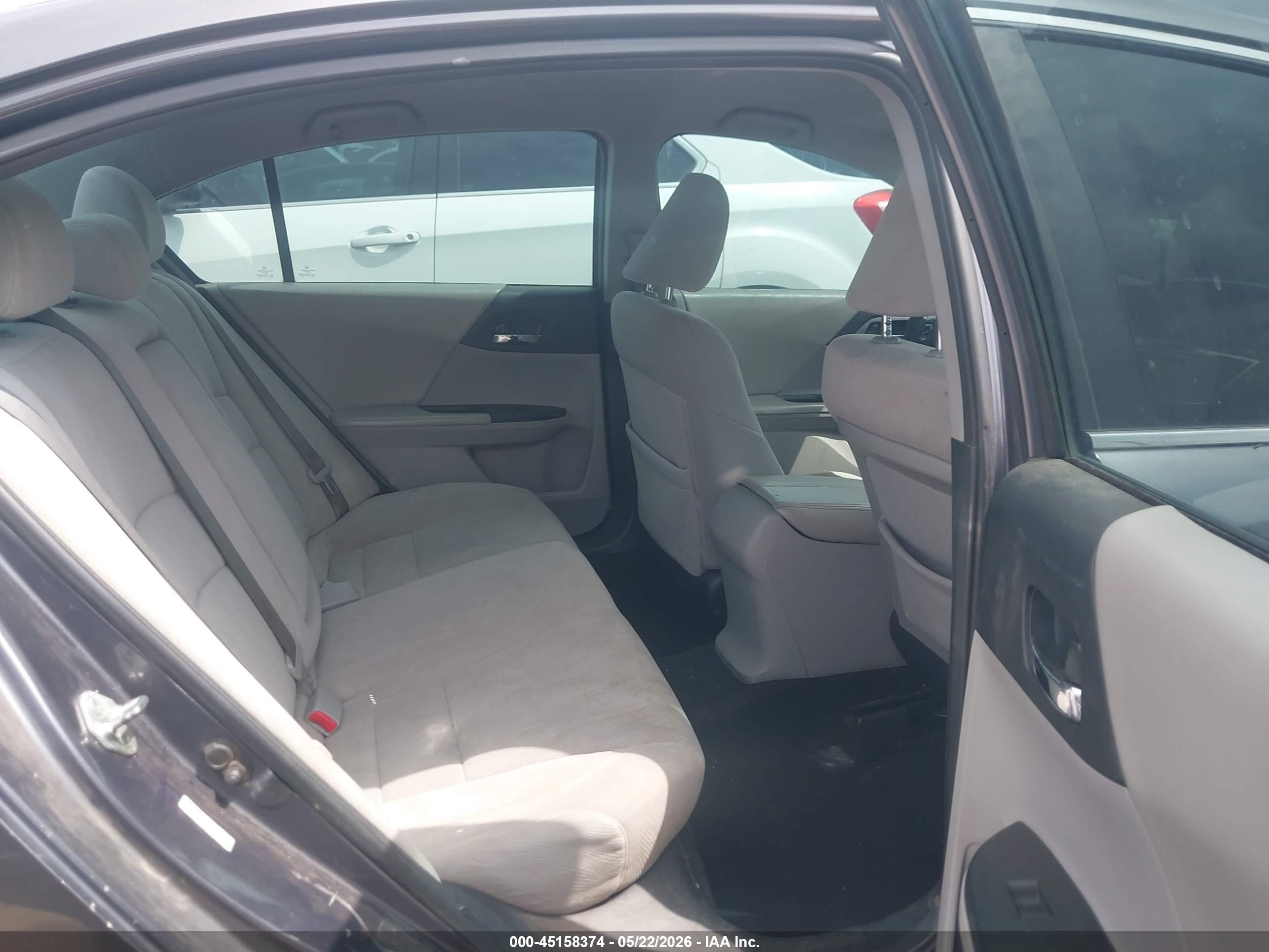2013 Honda Accord Lx Gray vin: 1HGCR2F39DA029787