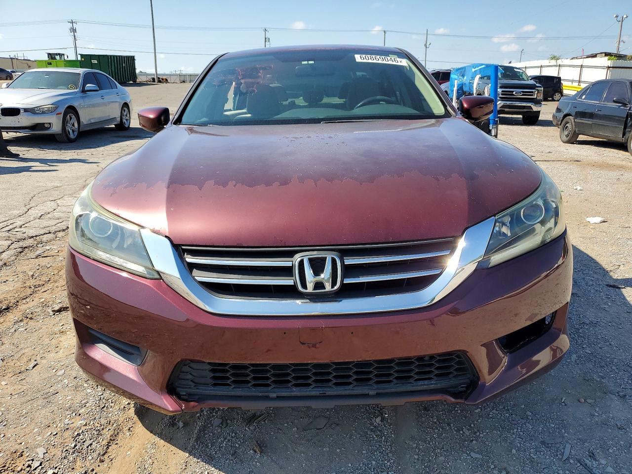 2013 Honda Accord Lx Burgundy vin: 1HGCR2F39DA045827