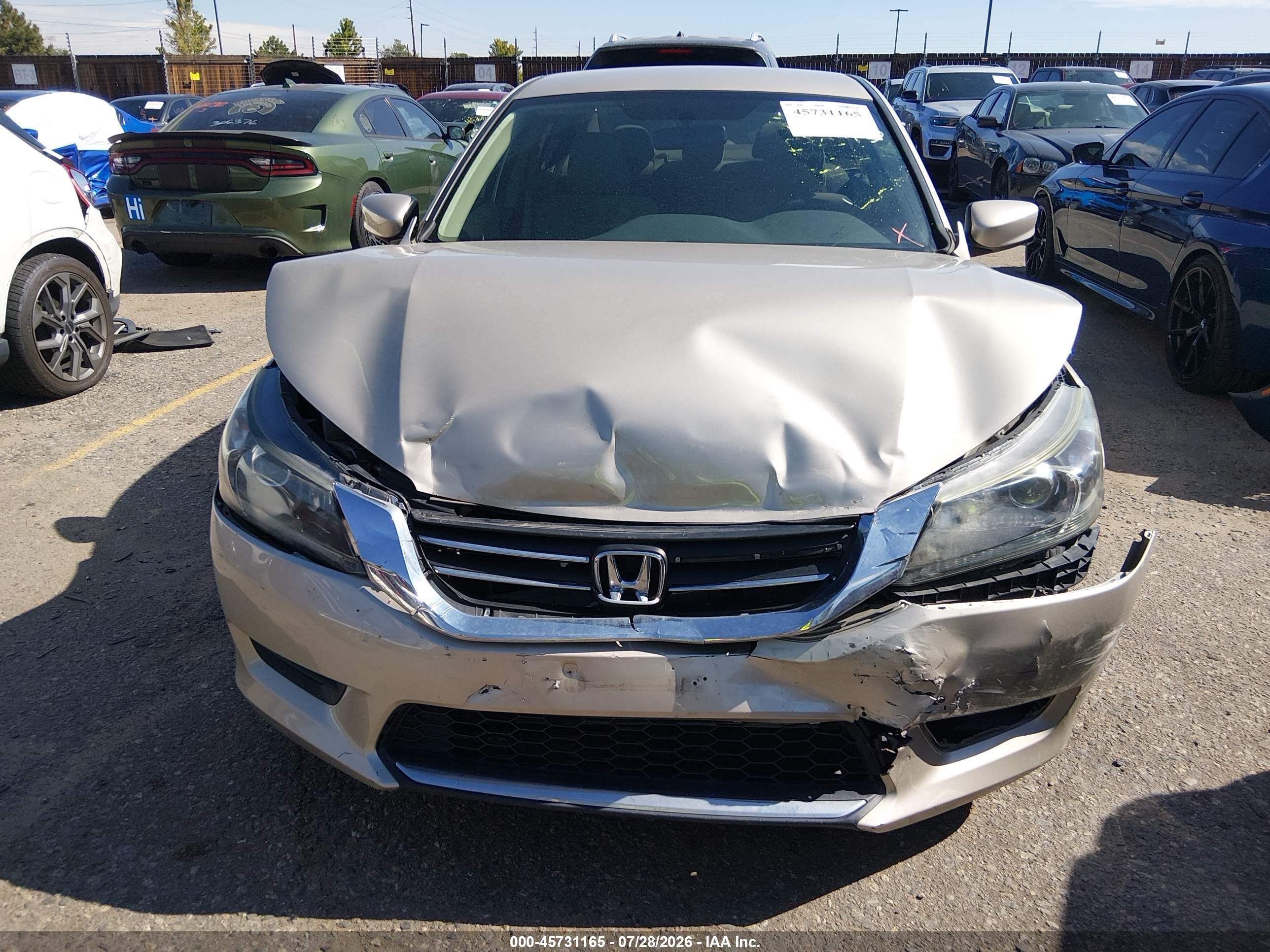 2013 Honda Accord Lx Gold vin: 1HGCR2F39DA075426