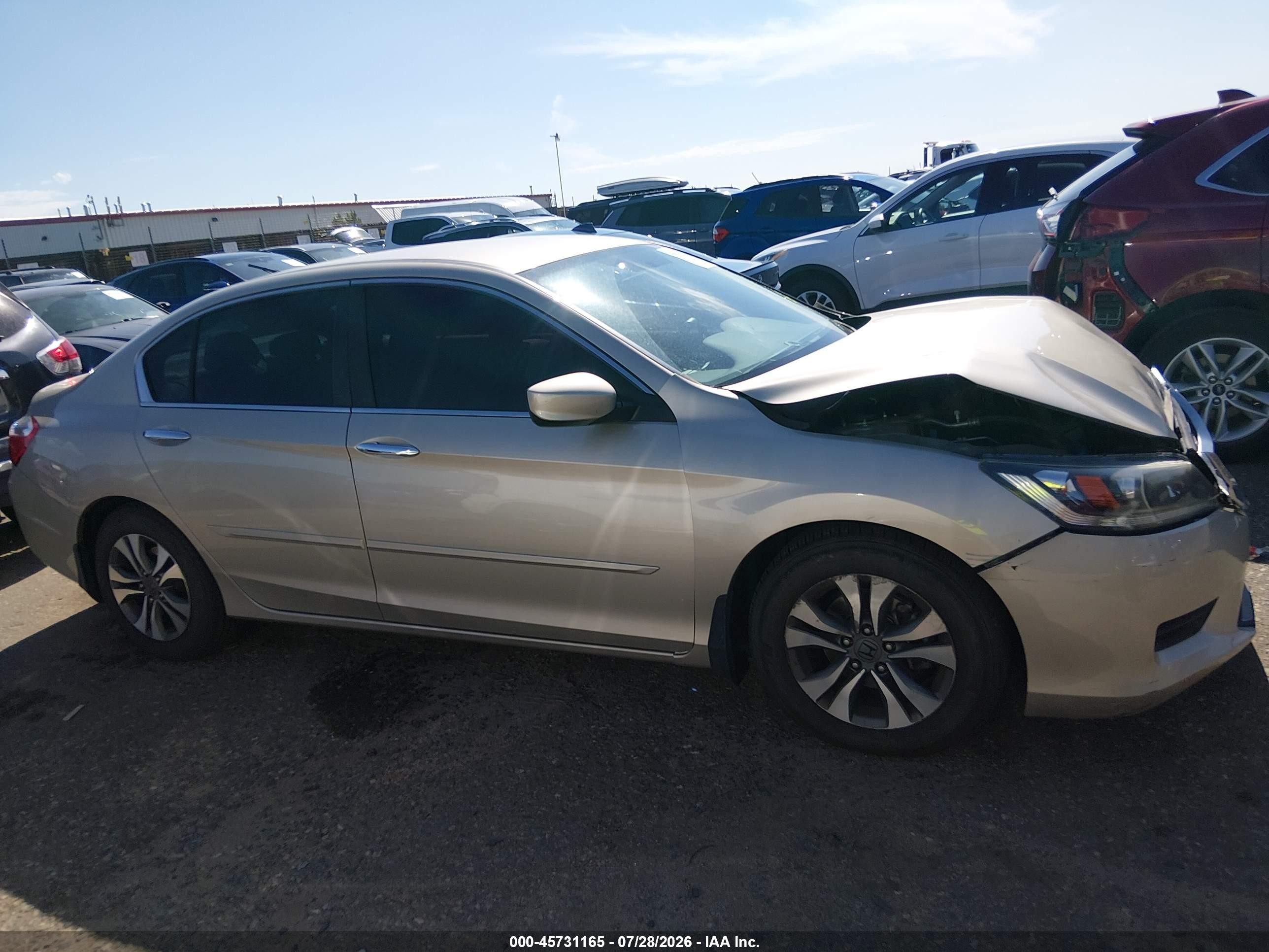 2013 Honda Accord Lx Gold vin: 1HGCR2F39DA075426