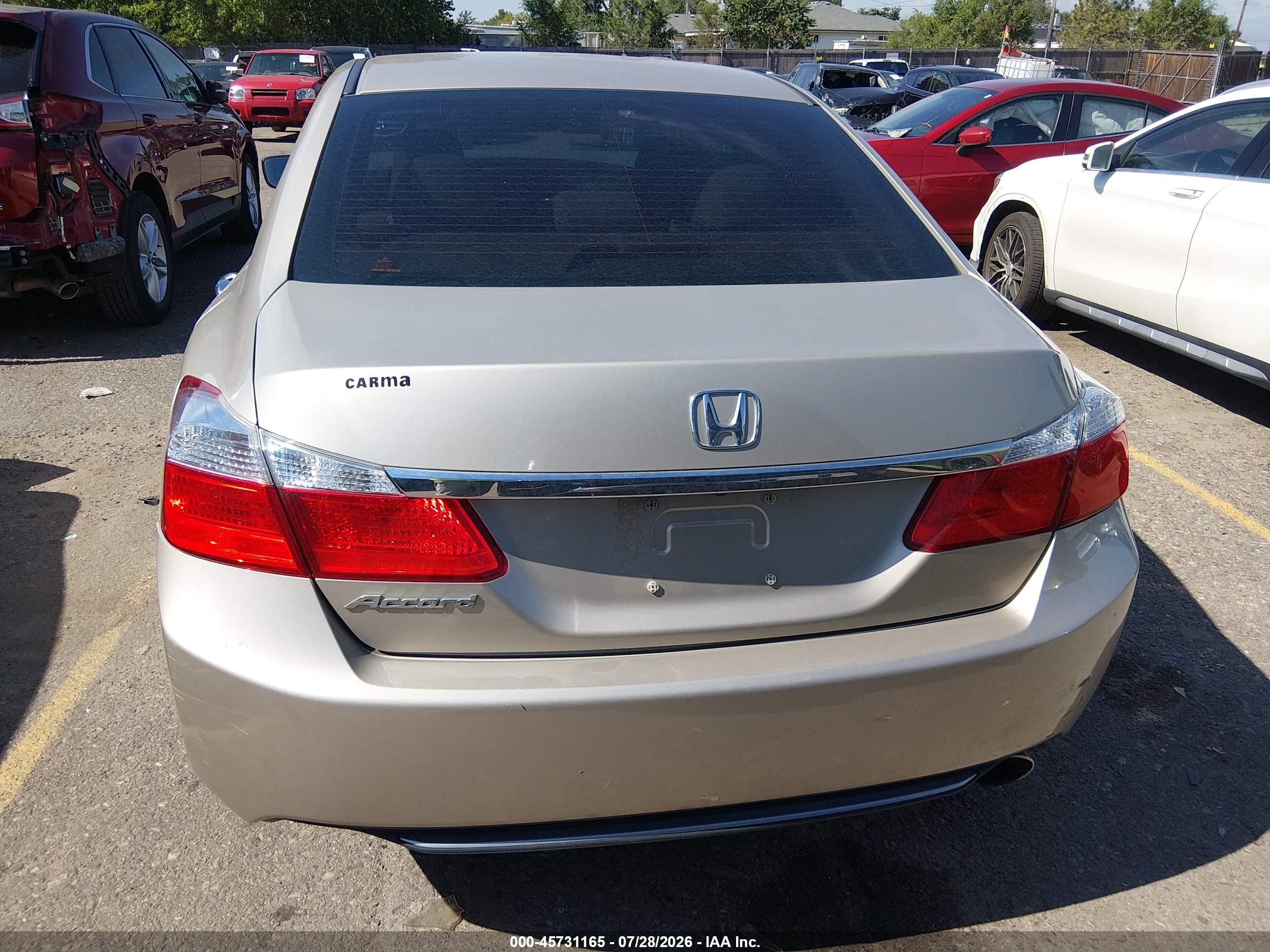 2013 Honda Accord Lx Gold vin: 1HGCR2F39DA075426
