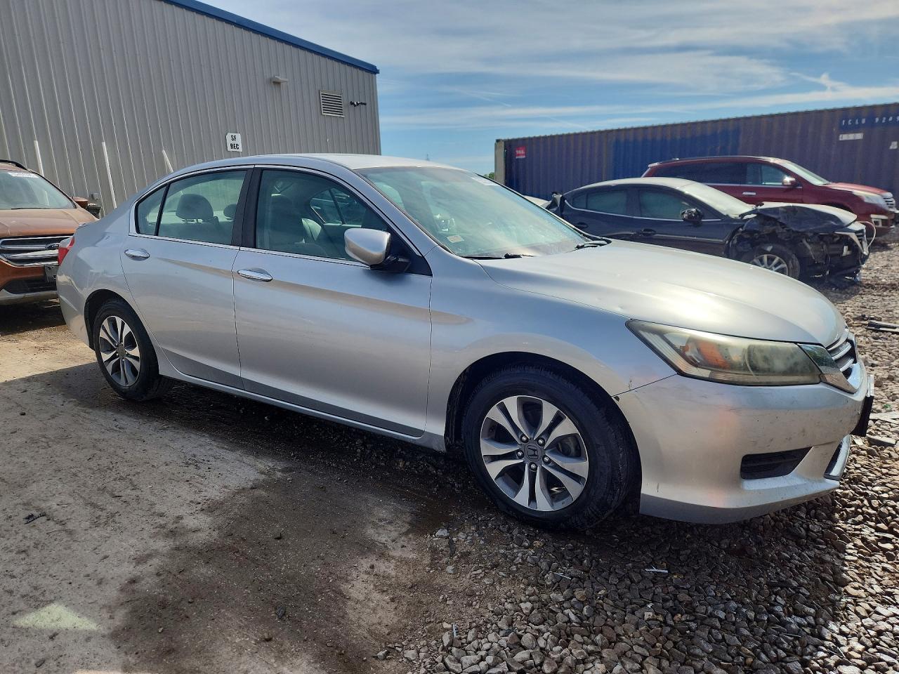 2013 Honda Accord Lx Silver vin: 1HGCR2F39DA093084