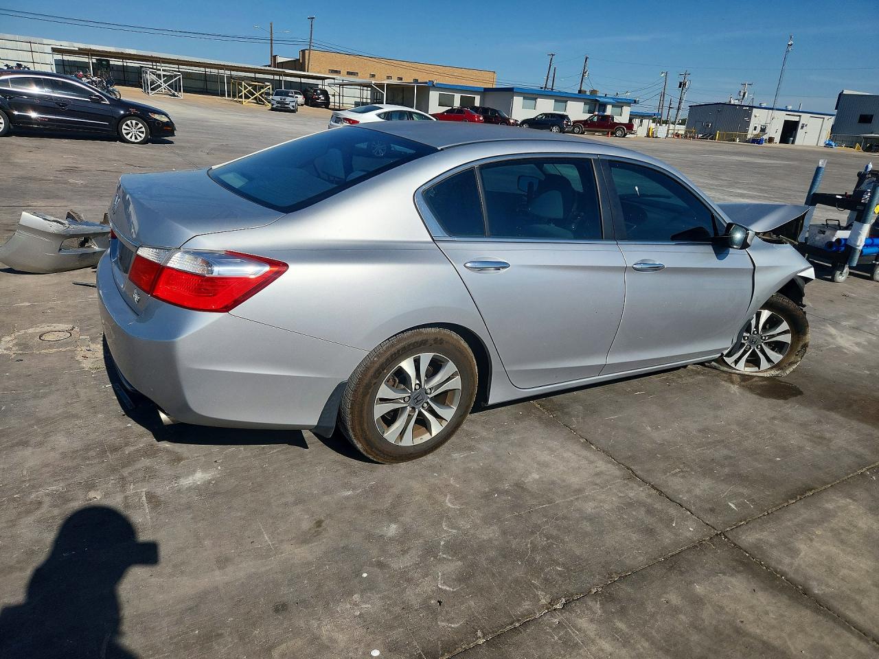 2013 Honda Accord Lx Silver vin: 1HGCR2F39DA095952