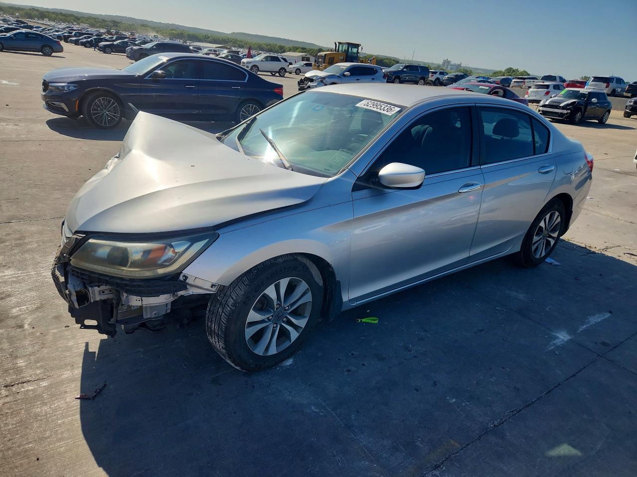 2013 Honda Accord Lx Silver vin: 1HGCR2F39DA095952