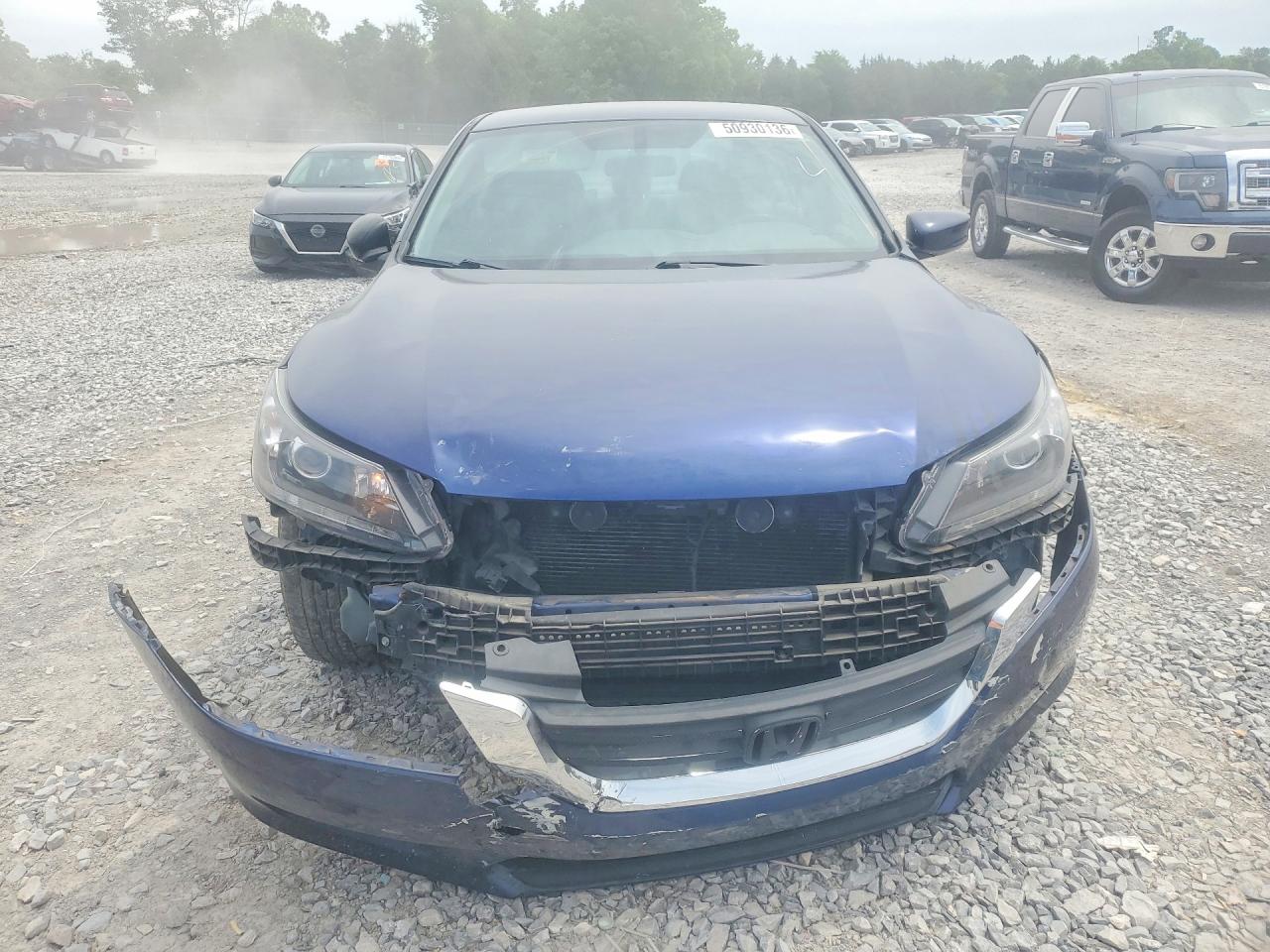 2013 Honda Accord Lx Blue vin: 1HGCR2F39DA119344