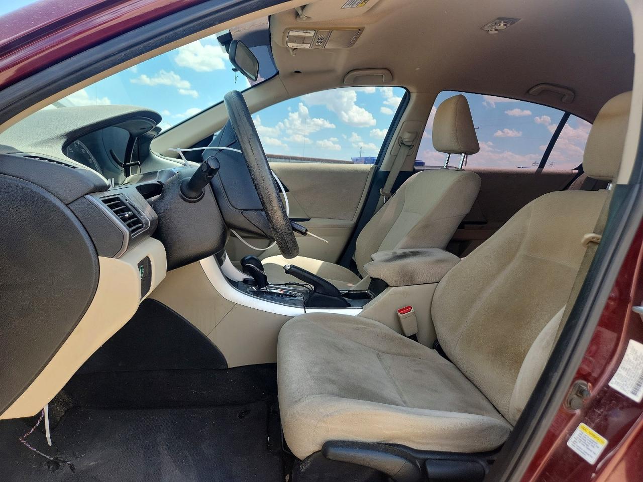 2013 Honda Accord Lx Burgundy vin: 1HGCR2F39DA139044