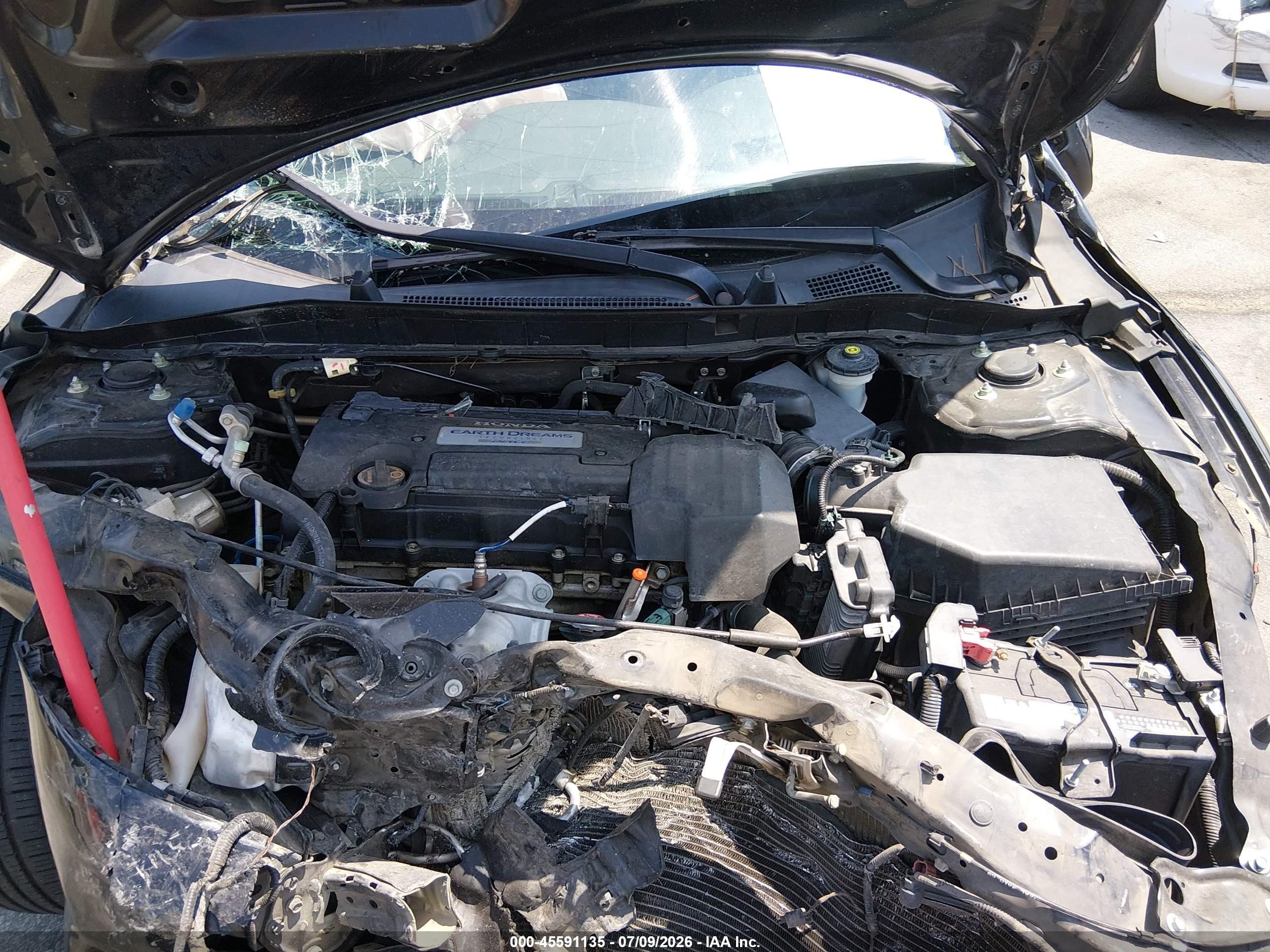 2013 Honda Accord Lx Black vin: 1HGCR2F39DA145300