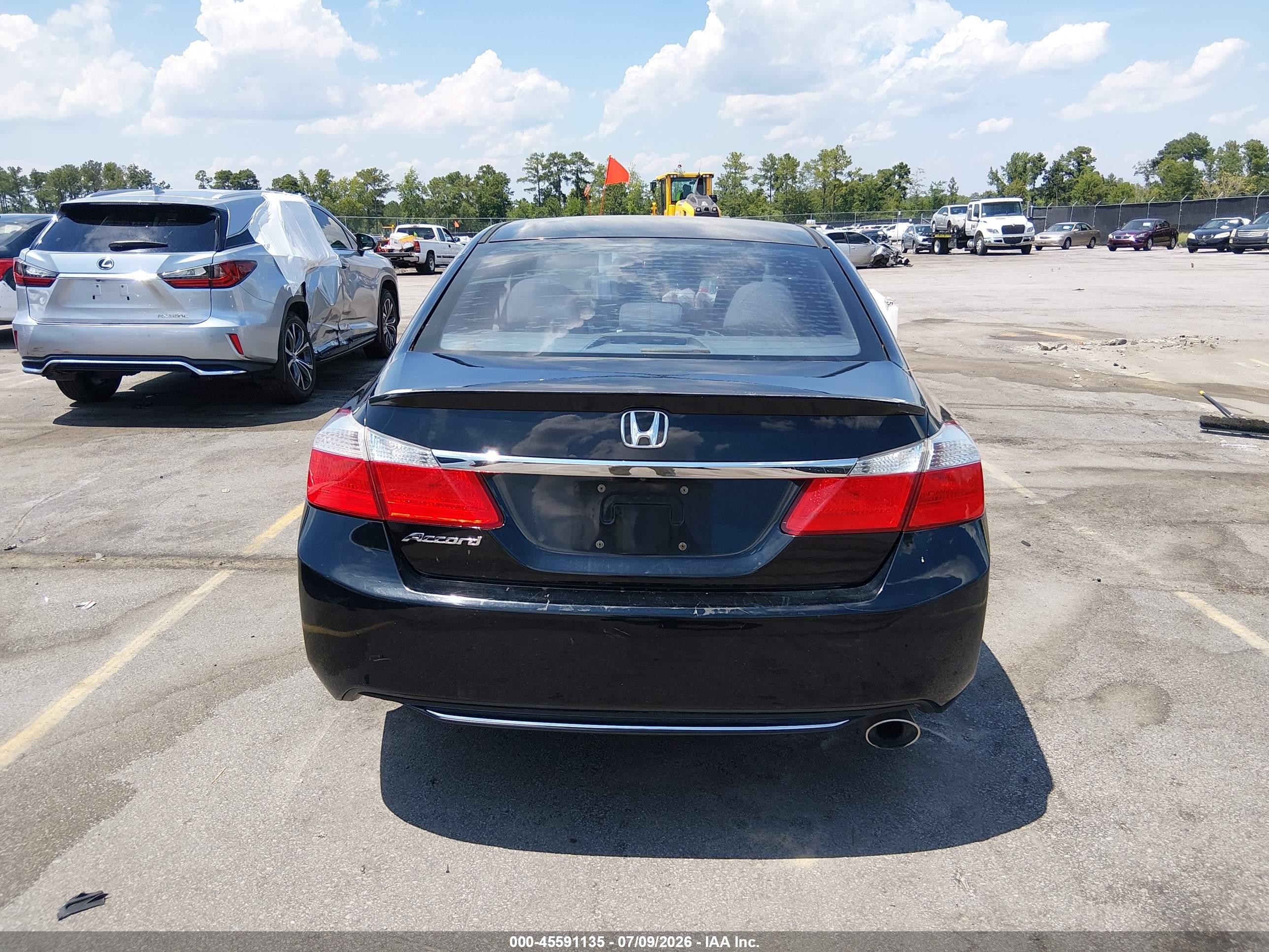 2013 Honda Accord Lx Black vin: 1HGCR2F39DA145300