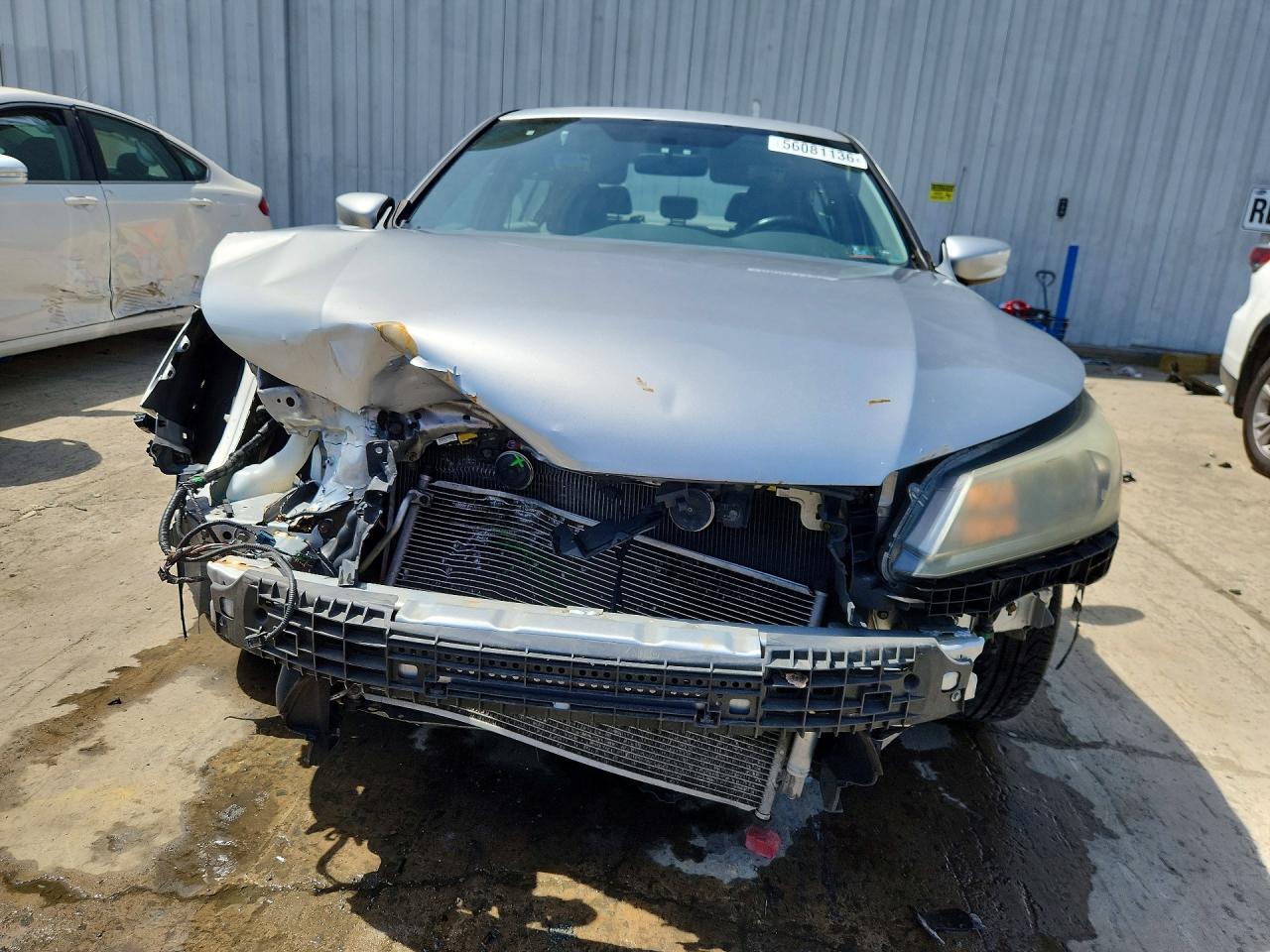 2013 Honda Accord Lx Silver vin: 1HGCR2F39DA145667