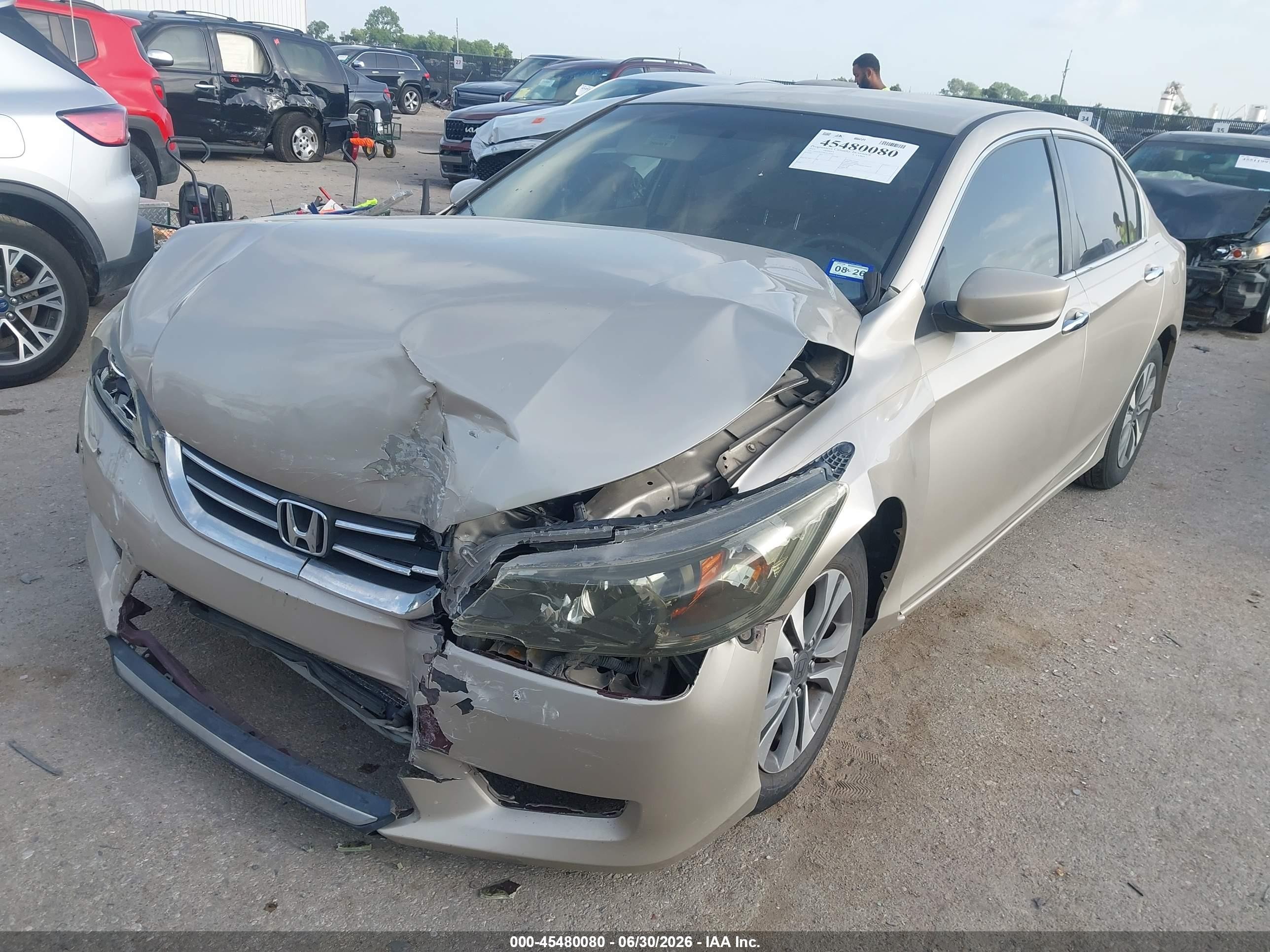 2013 Honda Accord Lx Gold vin: 1HGCR2F39DA147662