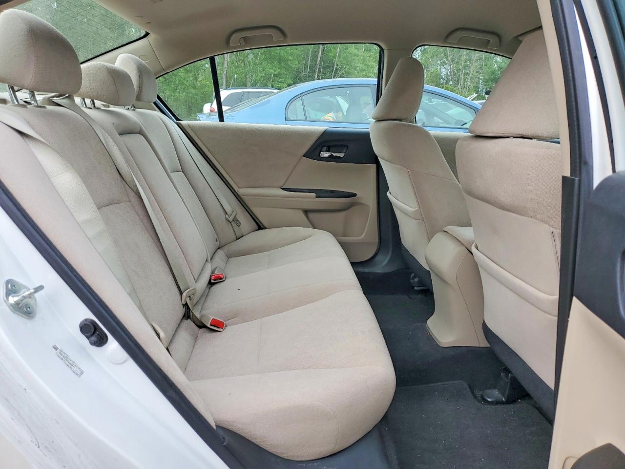 2013 Honda Accord Lx White vin: 1HGCR2F39DA153977
