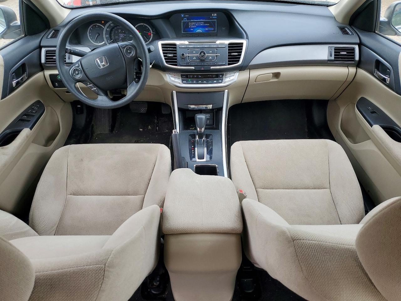 2013 Honda Accord Lx White vin: 1HGCR2F39DA153977
