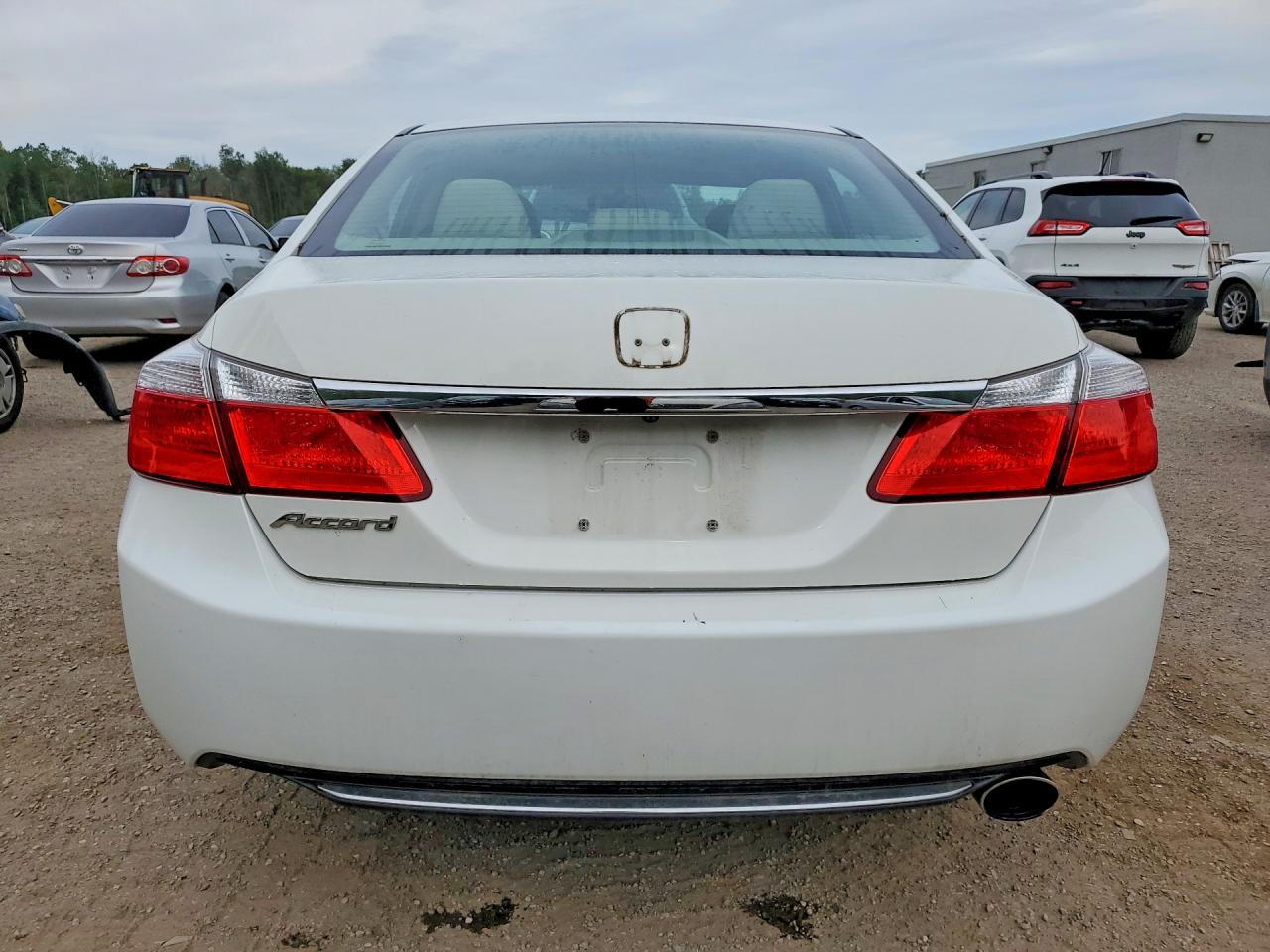 2013 Honda Accord Lx White vin: 1HGCR2F39DA153977