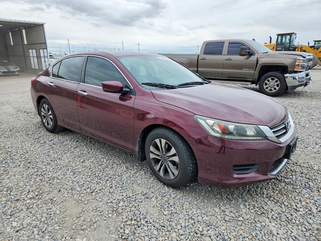 2013 Honda Accord Lx Burgundy vin: 1HGCR2F39DA179754