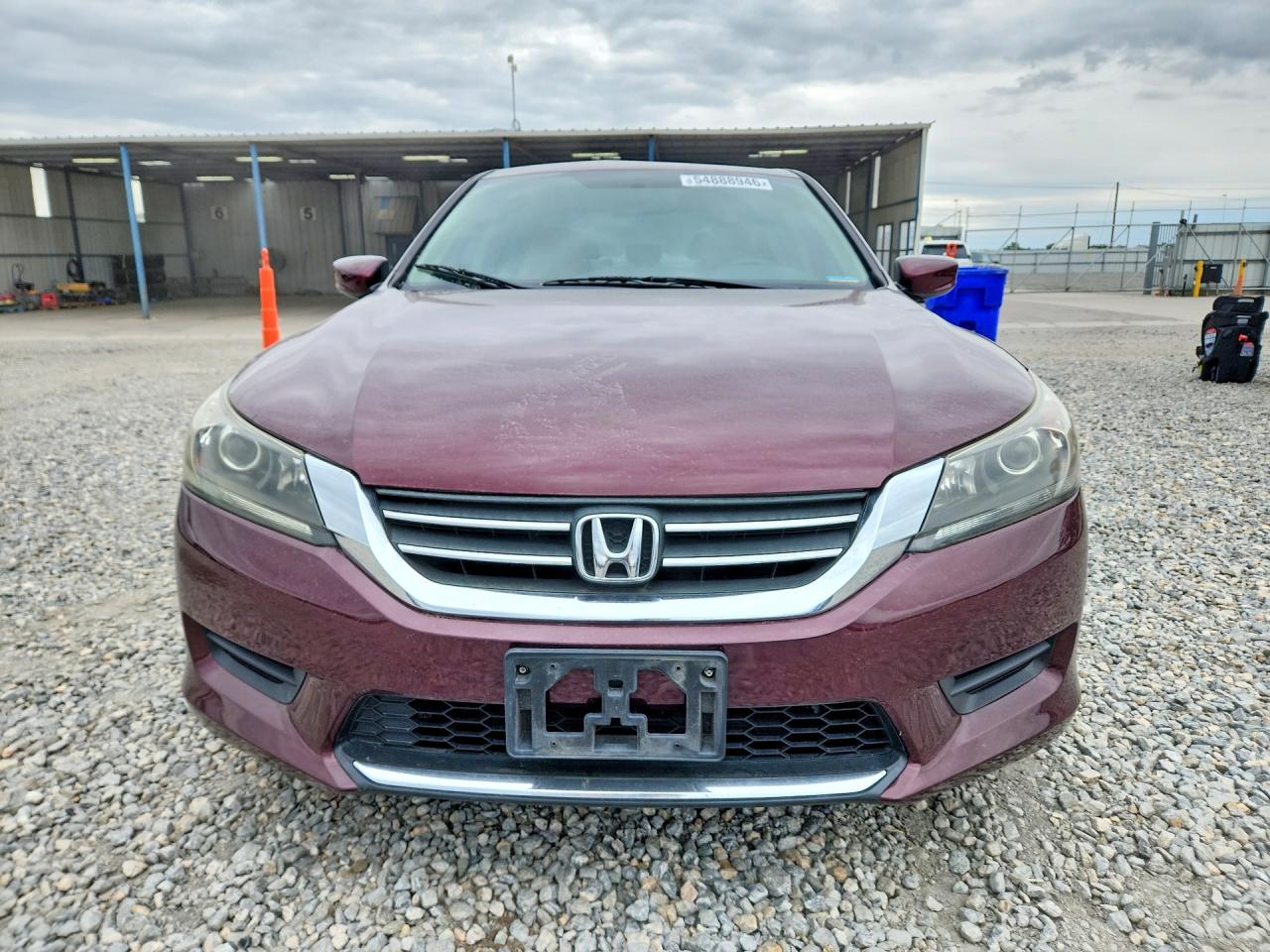 2013 Honda Accord Lx Burgundy vin: 1HGCR2F39DA179754
