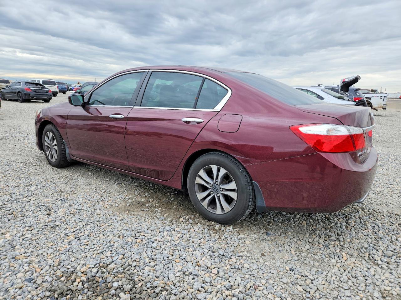 2013 Honda Accord Lx Burgundy vin: 1HGCR2F39DA179754