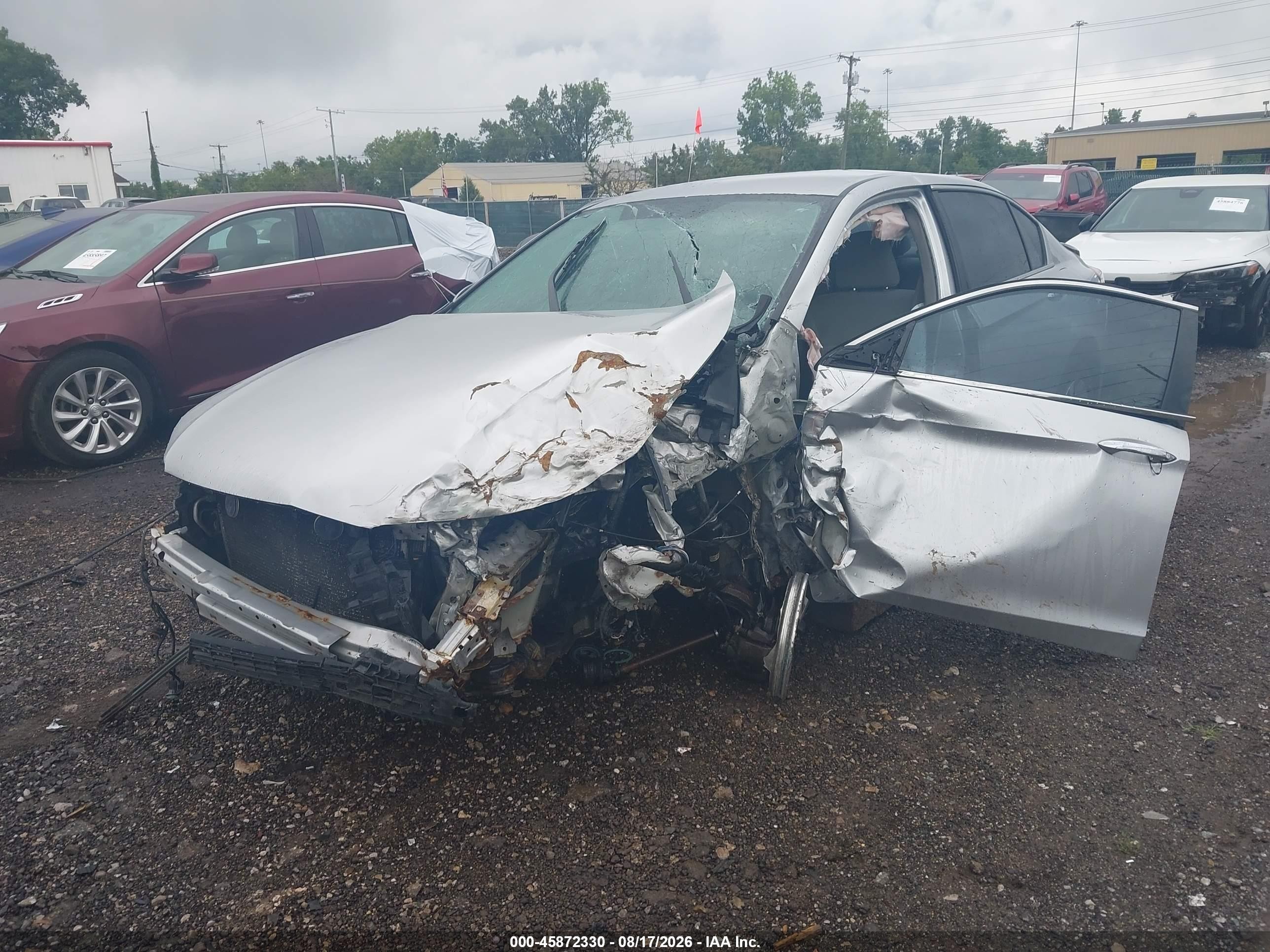 2013 Honda Accord Lx Серебряный vin: 1HGCR2F39DA209545