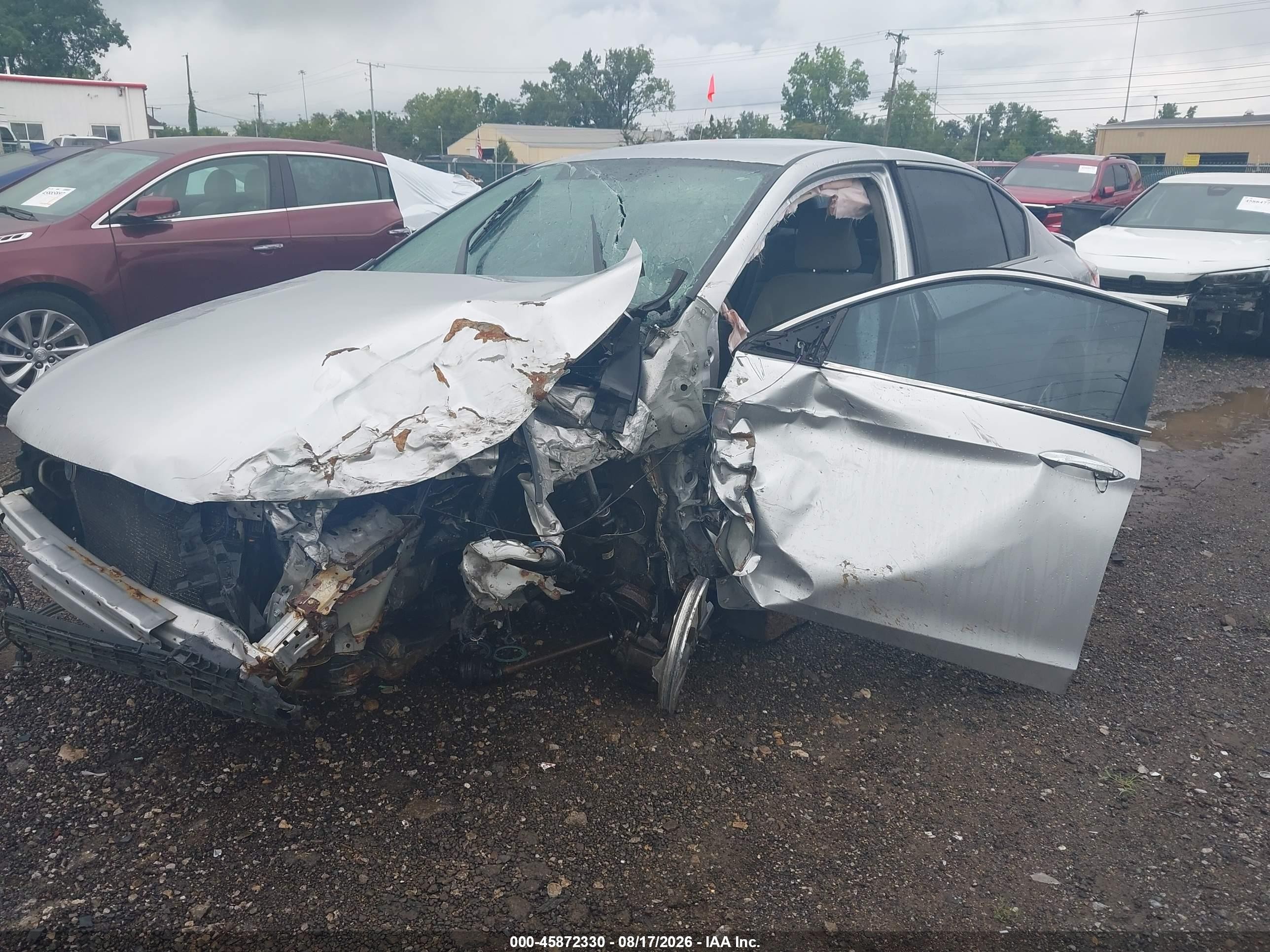 2013 Honda Accord Lx Серебряный vin: 1HGCR2F39DA209545