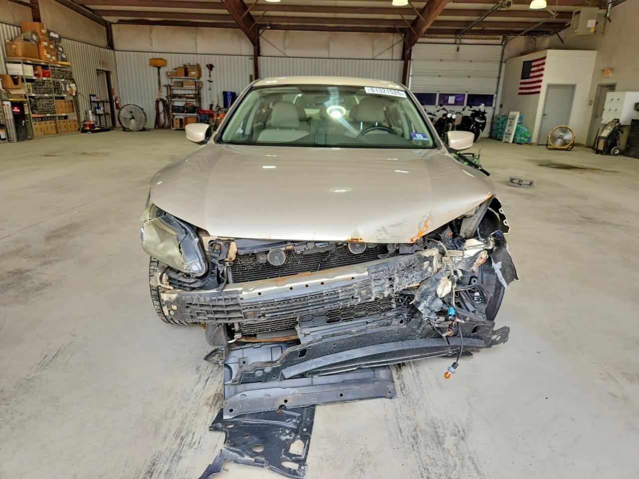 2013 Honda Accord Lx Бежевый vin: 1HGCR2F39DA215474