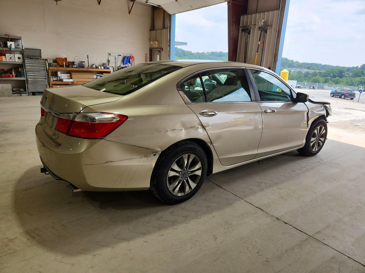 2013 Honda Accord Lx Бежевый vin: 1HGCR2F39DA215474