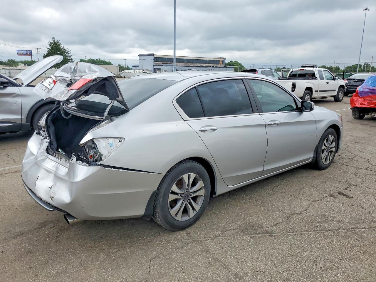 2013 Honda Accord Lx Silver vin: 1HGCR2F39DA224966