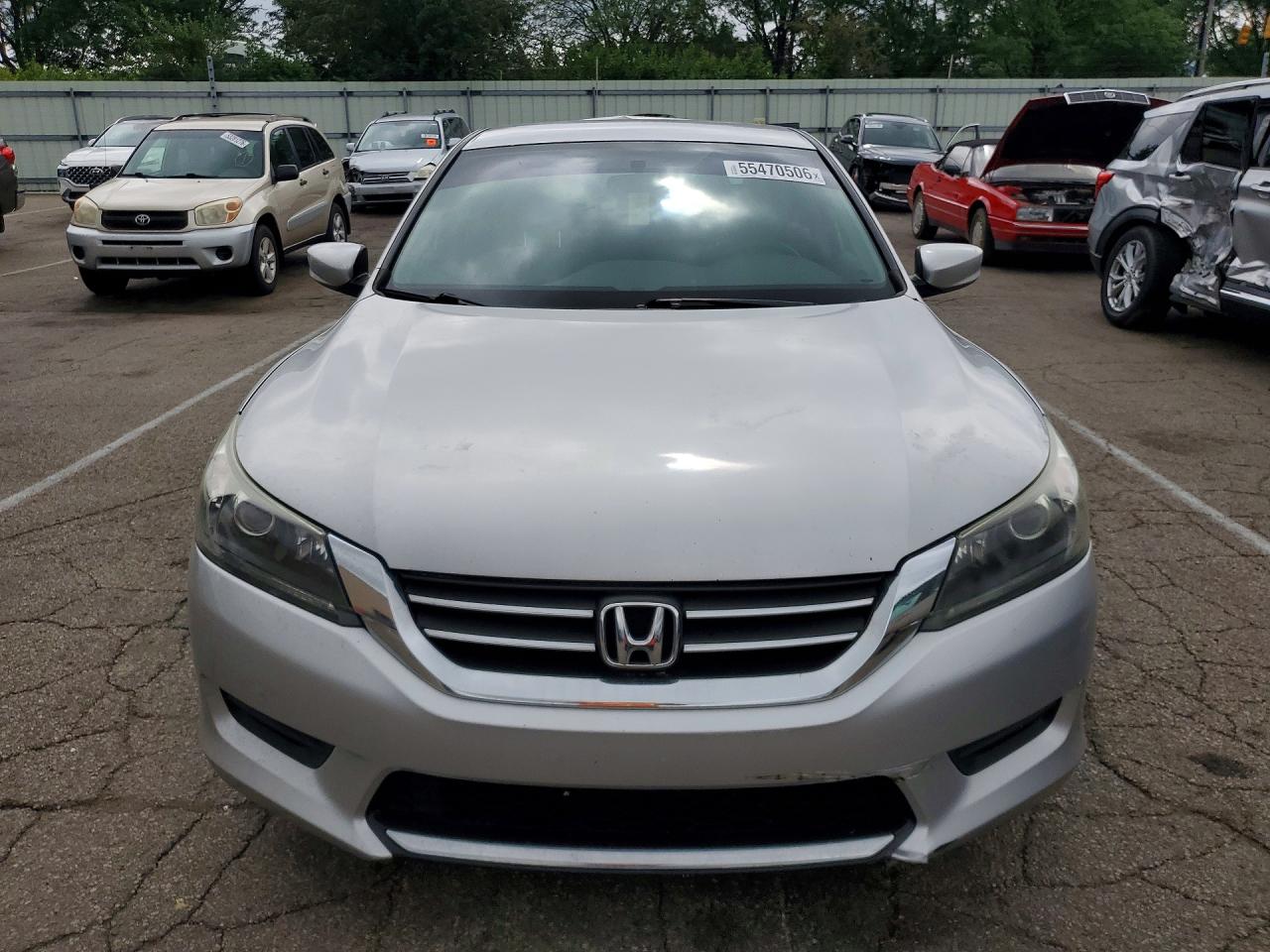 2013 Honda Accord Lx Silver vin: 1HGCR2F39DA224966