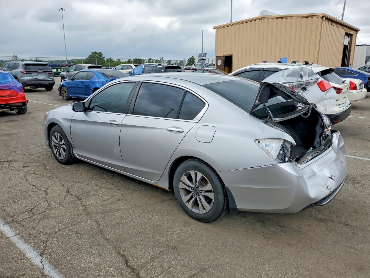 2013 Honda Accord Lx Silver vin: 1HGCR2F39DA224966