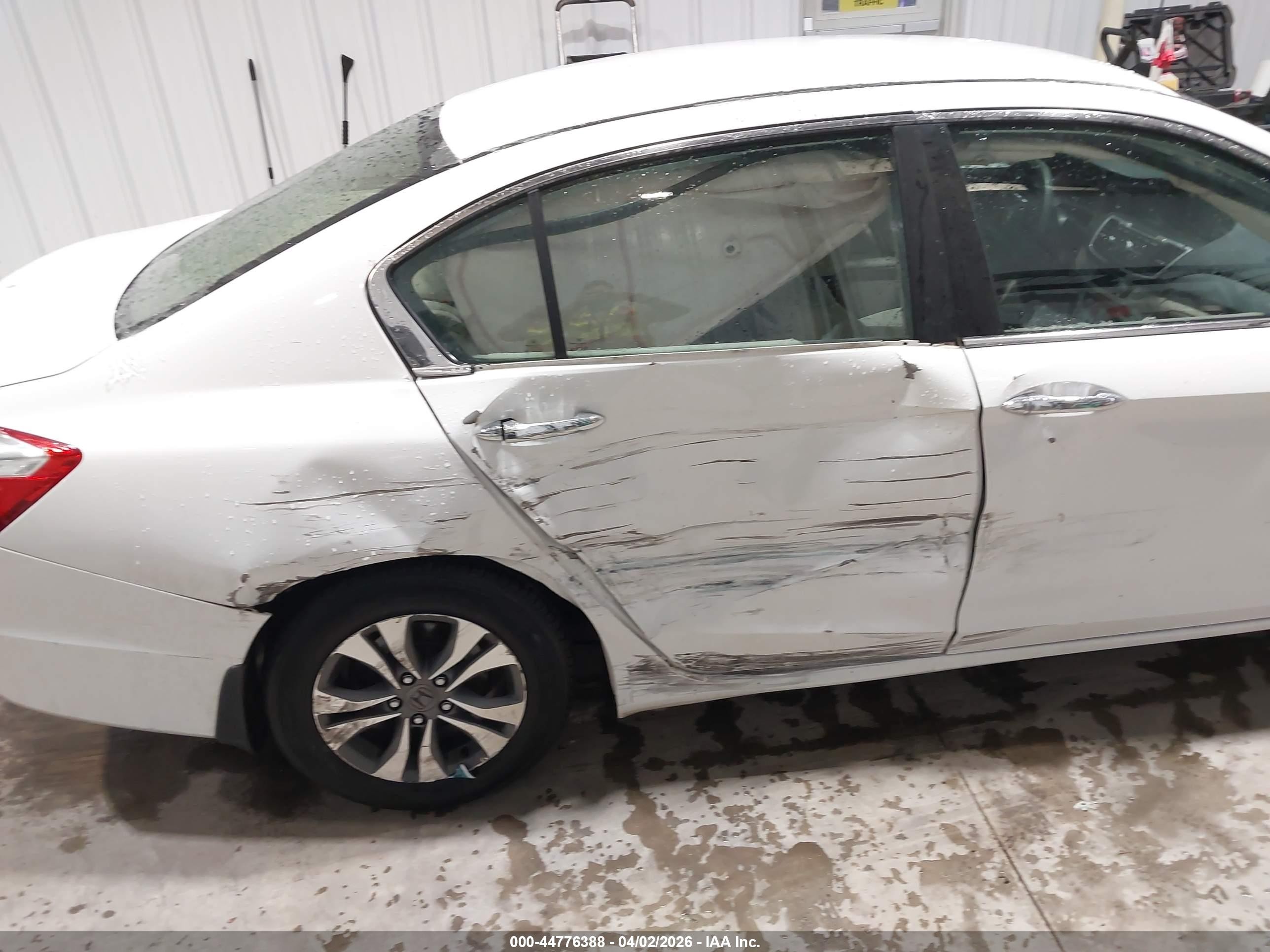 2013 Honda Accord Lx White vin: 1HGCR2F39DA231965