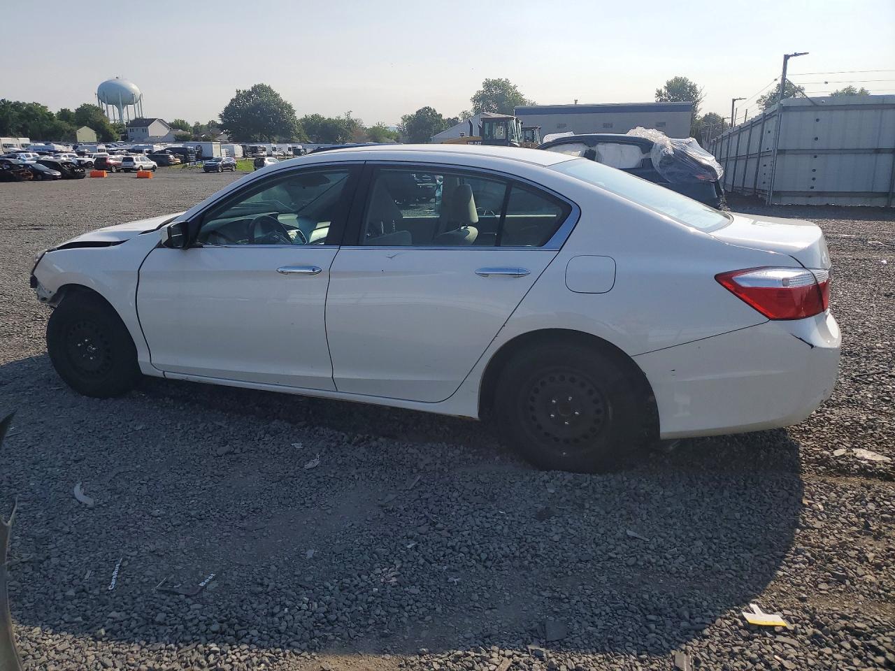 2013 Honda Accord Lx White vin: 1HGCR2F39DA240438