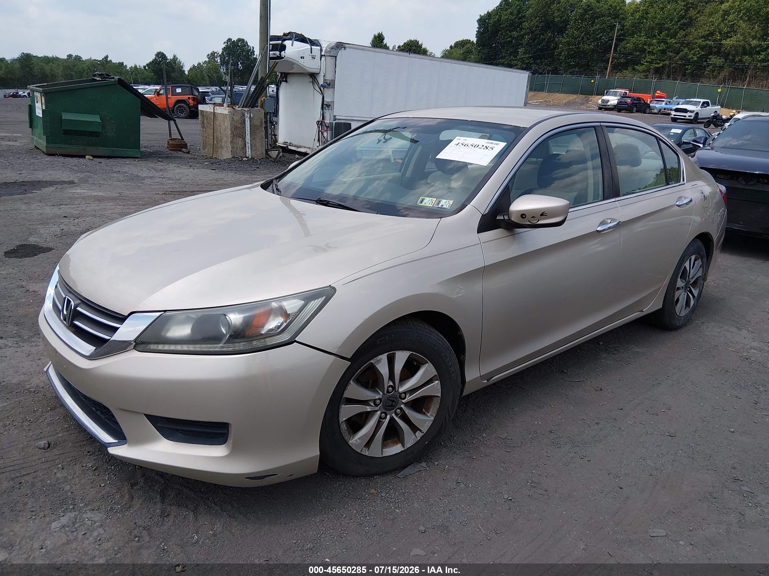2013 Honda Accord Lx Gold vin: 1HGCR2F39DA246482