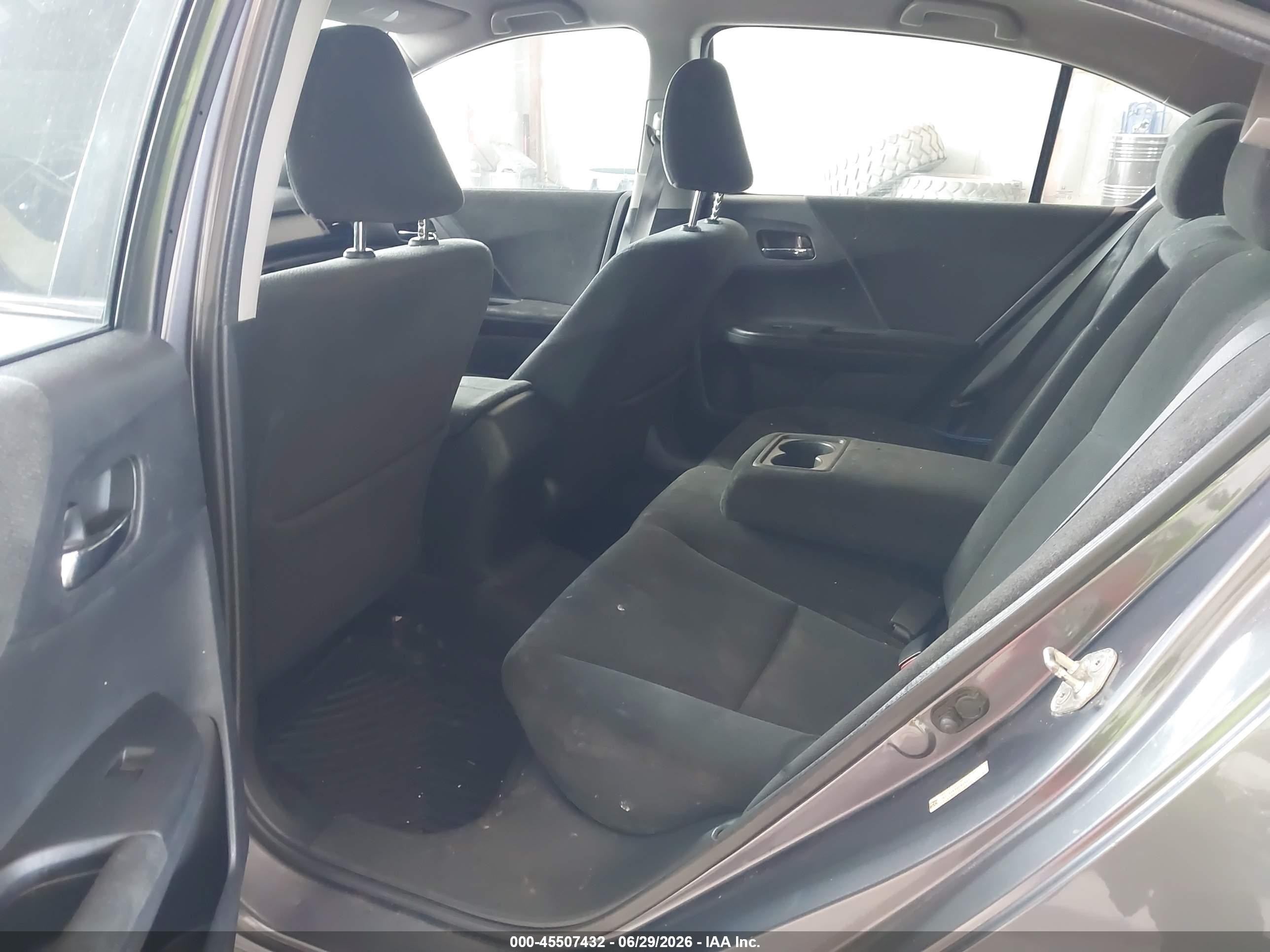 2013 Honda Accord Lx Gray vin: 1HGCR2F39DA252525