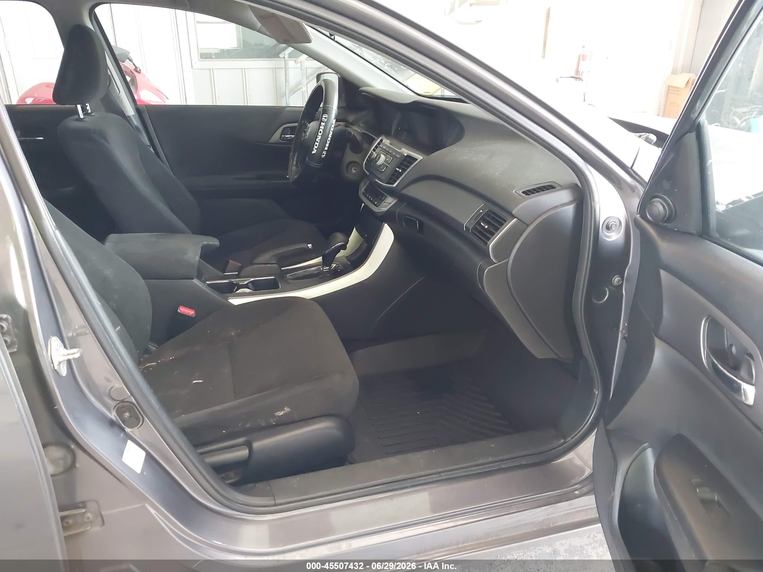 2013 Honda Accord Lx Gray vin: 1HGCR2F39DA252525